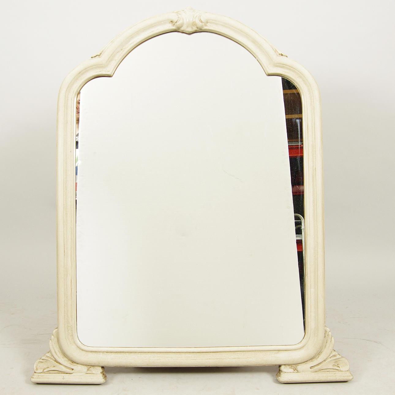 SPEGEL, gråmålad, sent 1900-tal.