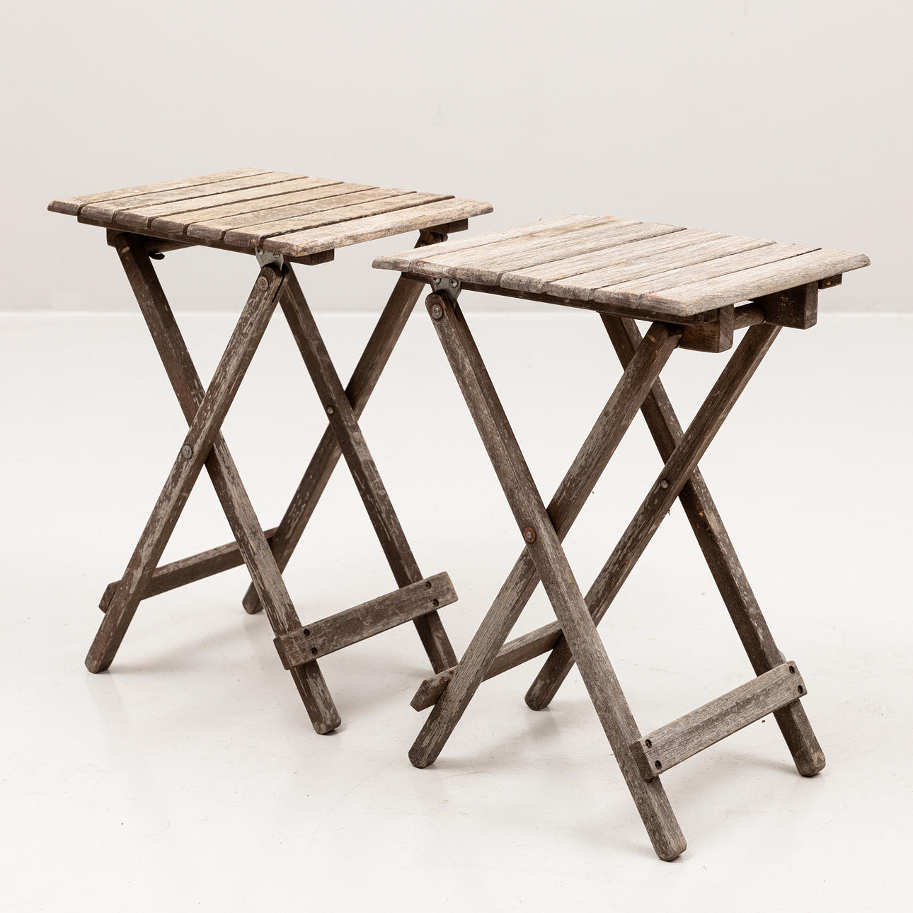 TABLE, a couple, garden, teak, folding.