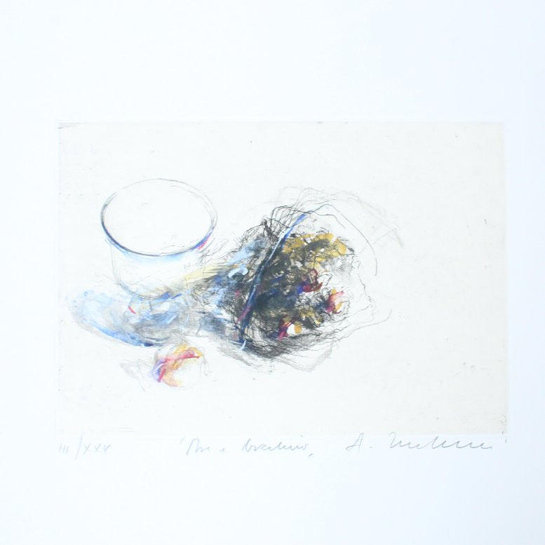 ALESSANDRO NOCENTINI (1949). Etching, “Untitled, limited.