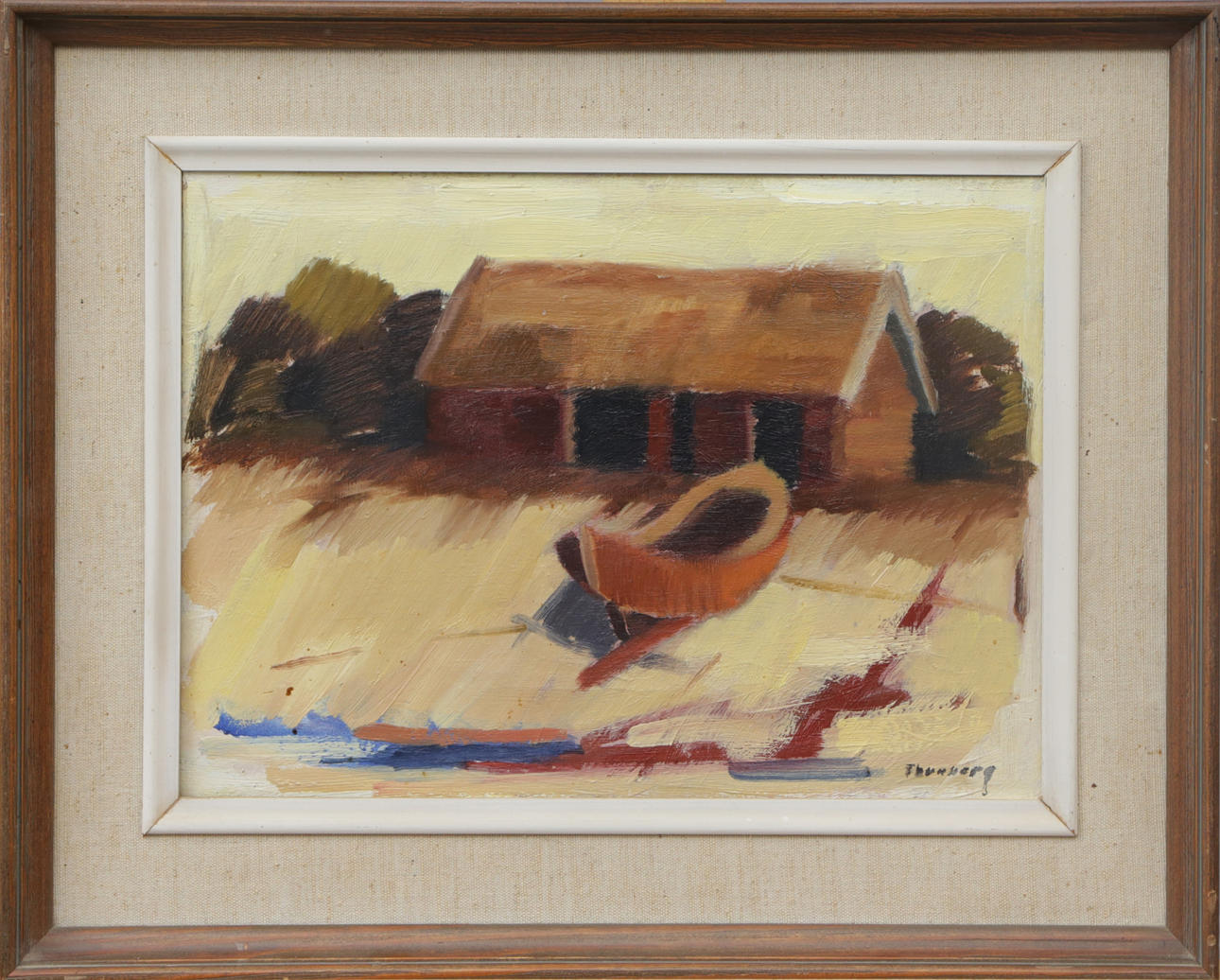 TORSTEN THUNBERG. OIL, on canvas, signed.