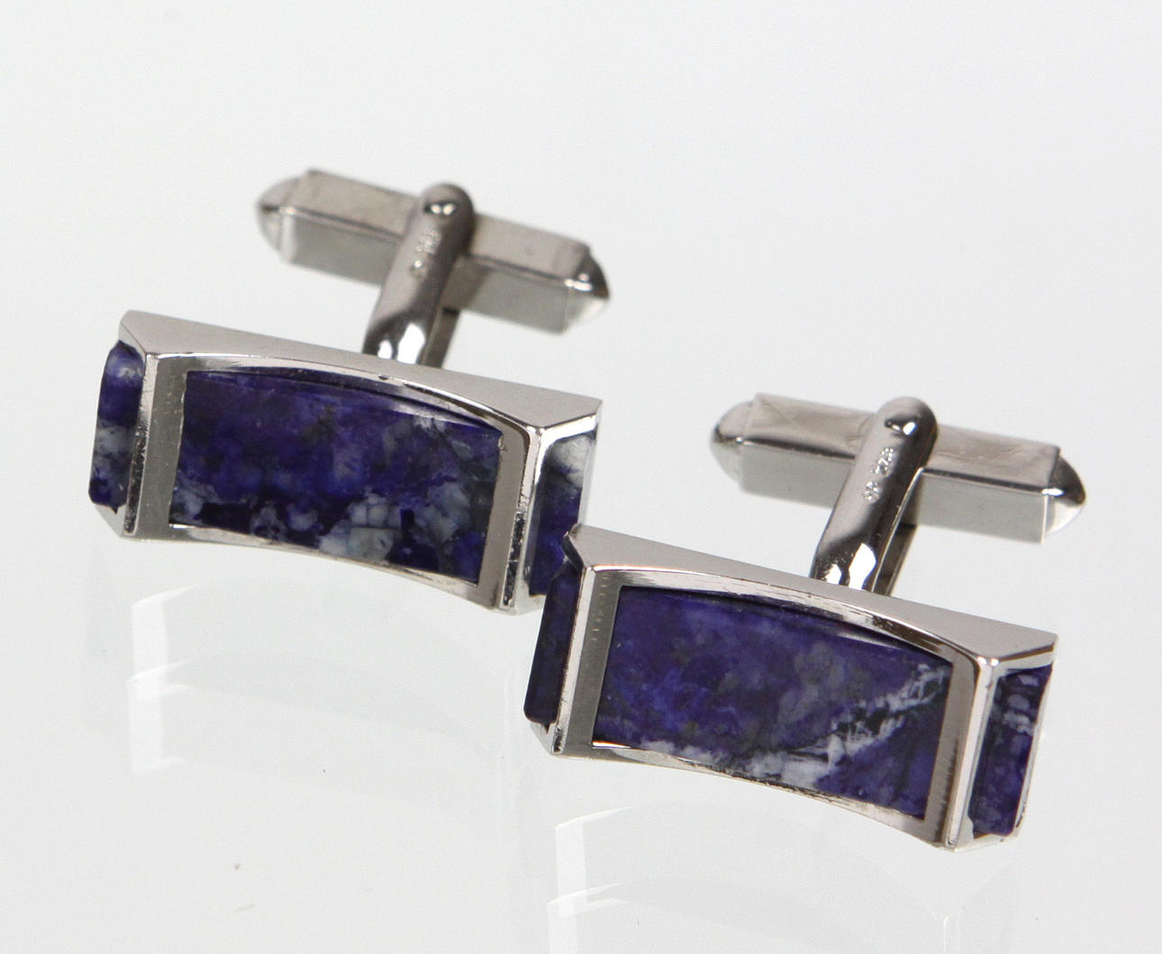 Manschettknappar Sodalit Silver 835.