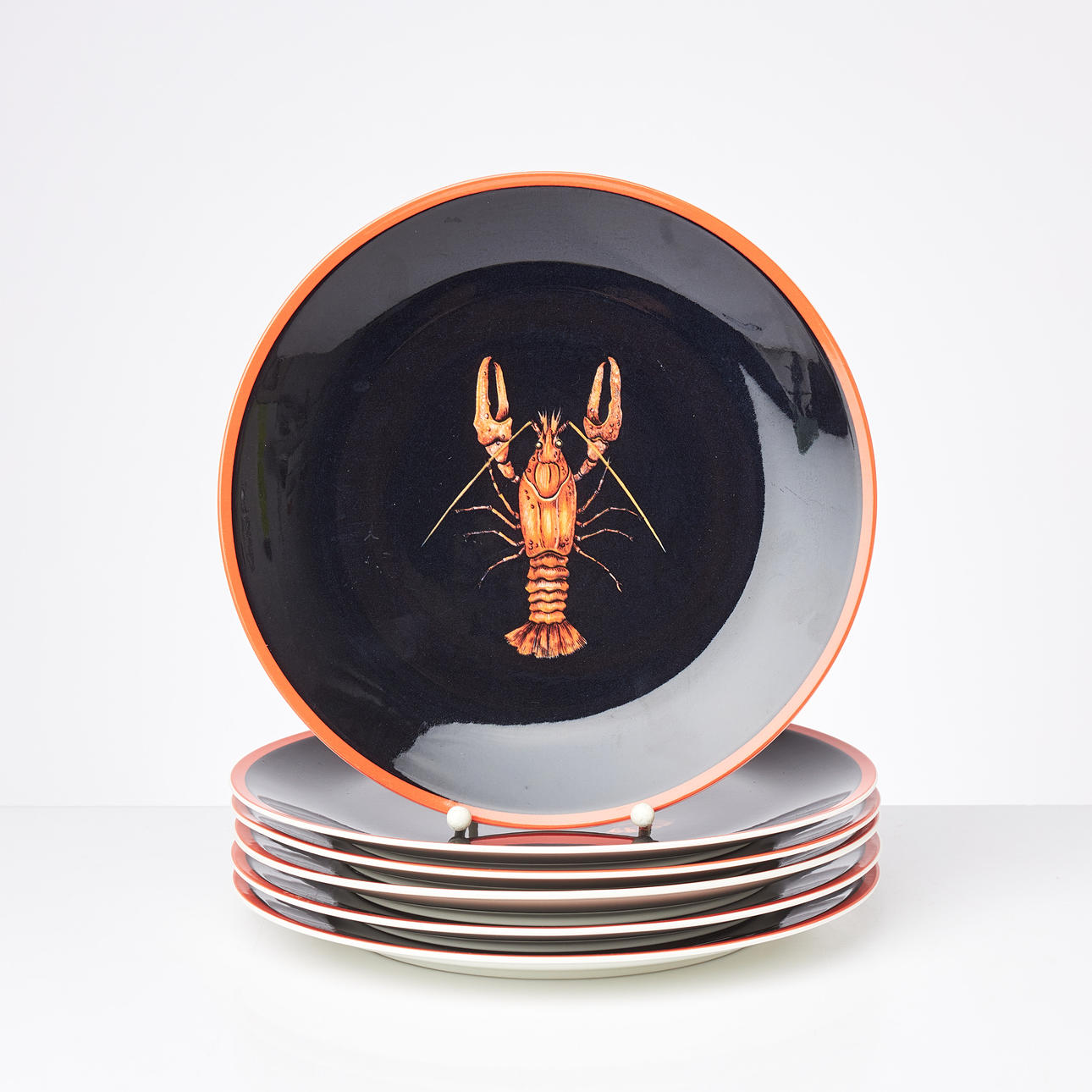 KREBSPLADER, 6 stk., „Ecrevive“, Villeroy & Boch.