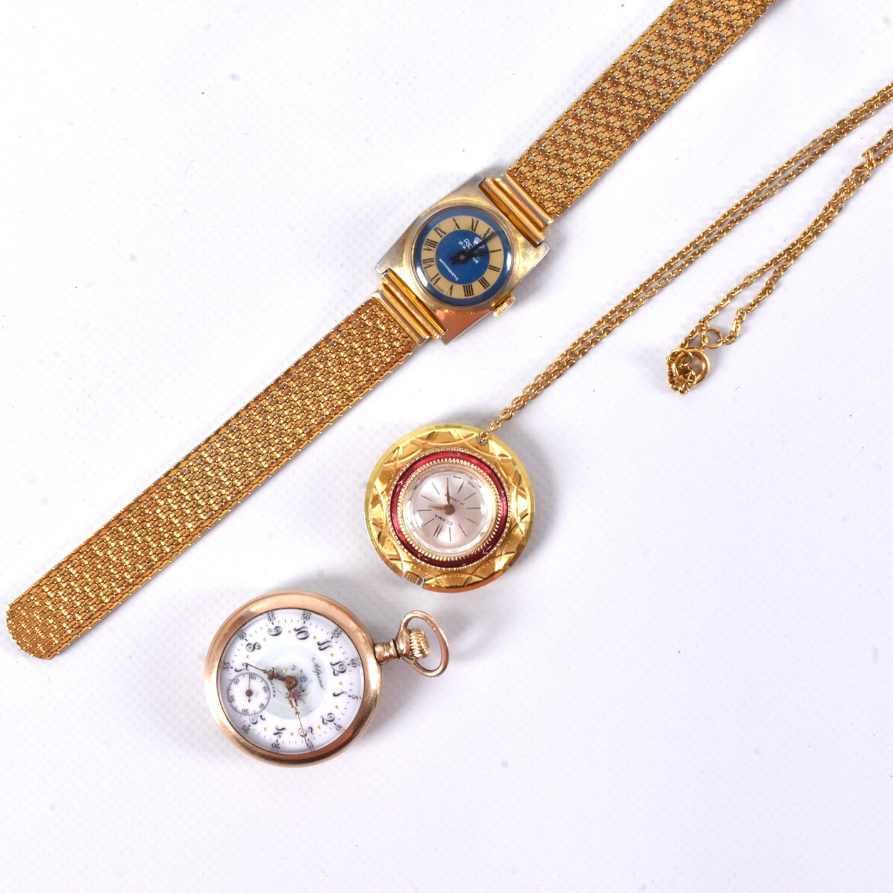 DAMUR, 3 st, mässing, bl. a, Rexor, Clama, Alpine.