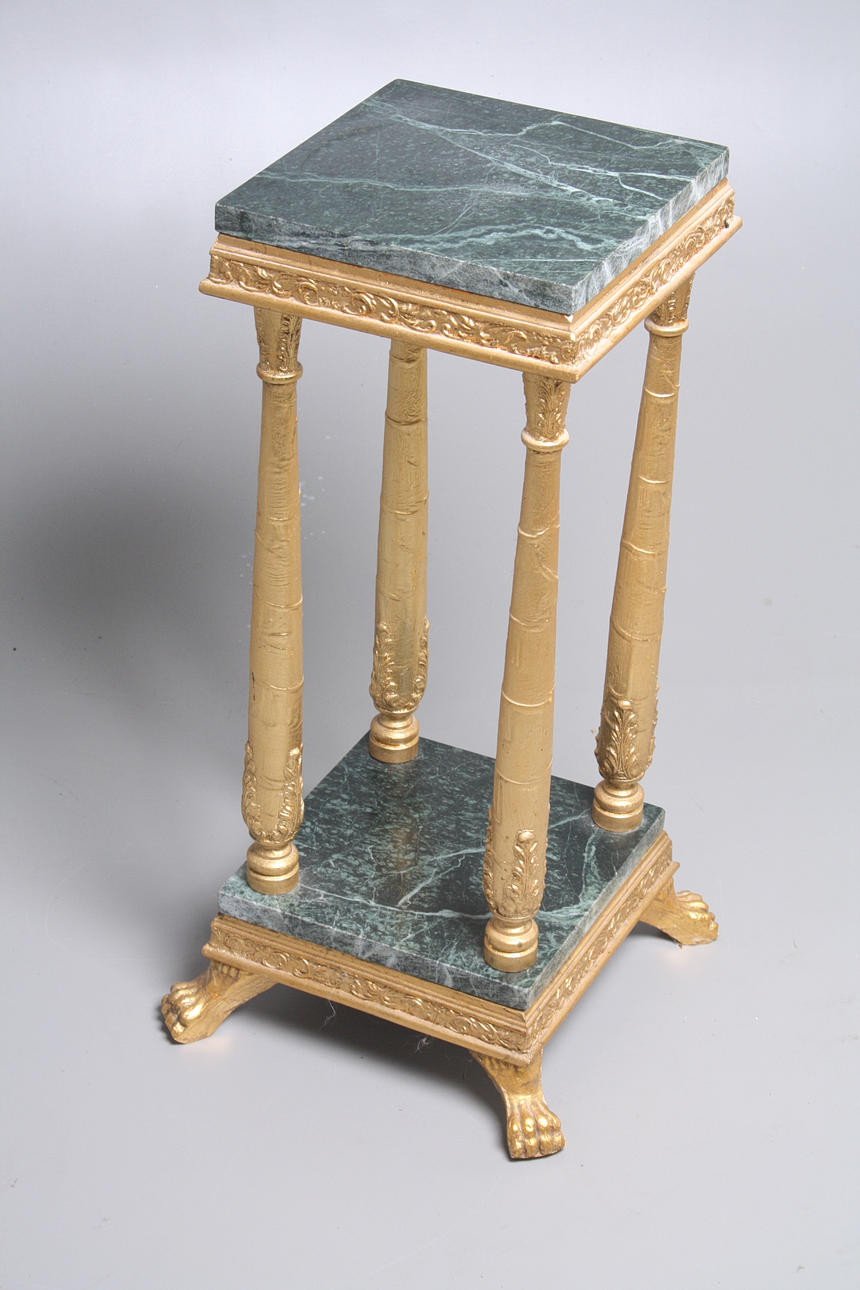 PIEDESTAL, med marmorskiva, 1900-talets mitt.