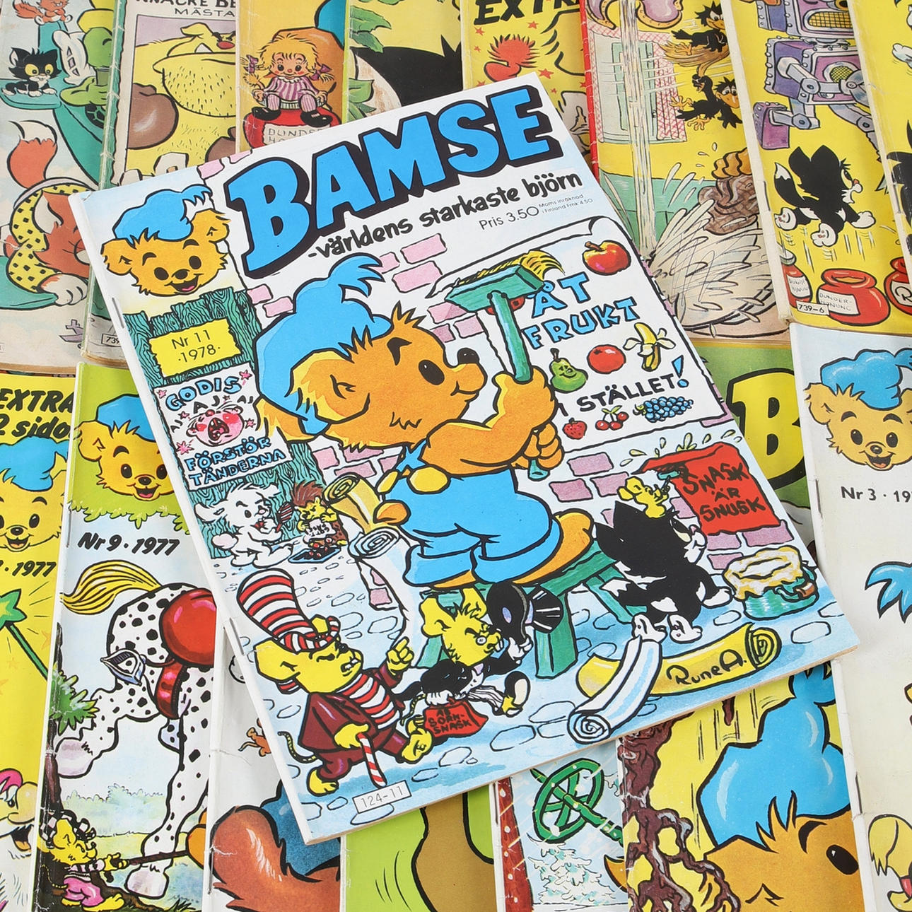BAMSE, 31 comic books, 1973-1978.