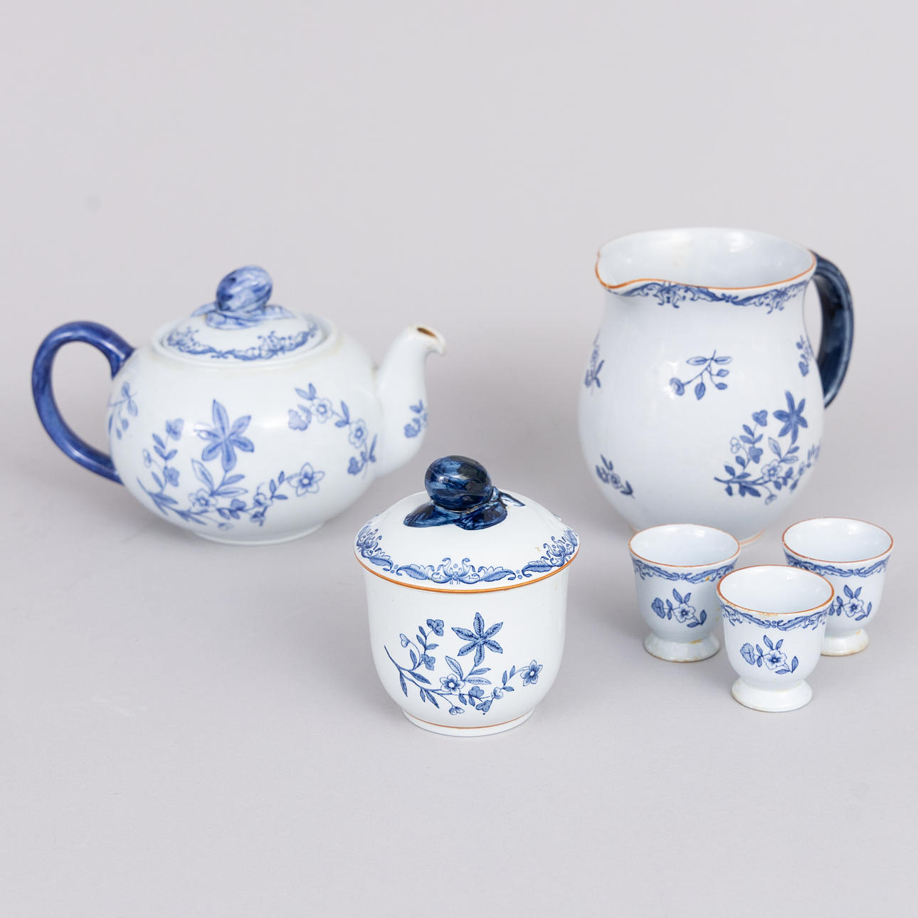 NILS EMIL LUNDSTRÖM. Tableware sets, 6 pieces, Ostindia, Rörstrand.