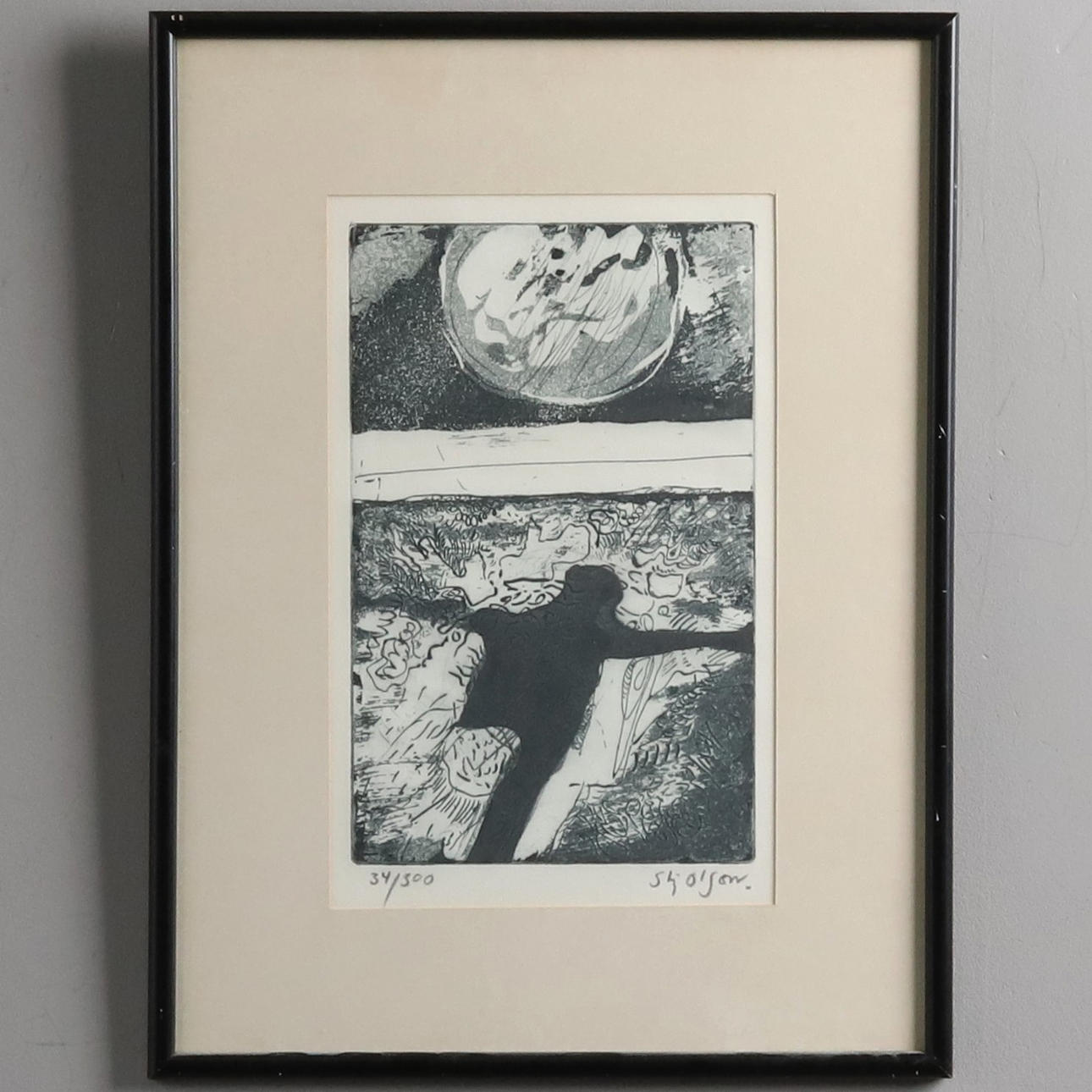 STIG OLSON. Lithograph, signed and numbered 34/300.