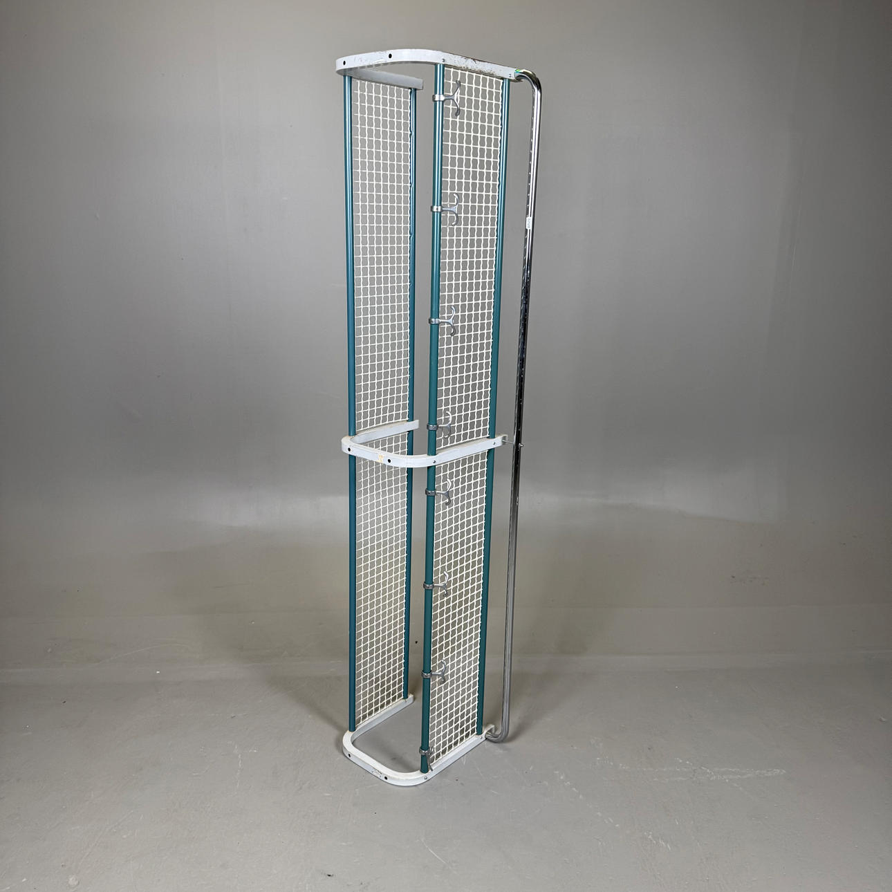 A 20th century hat shelf.