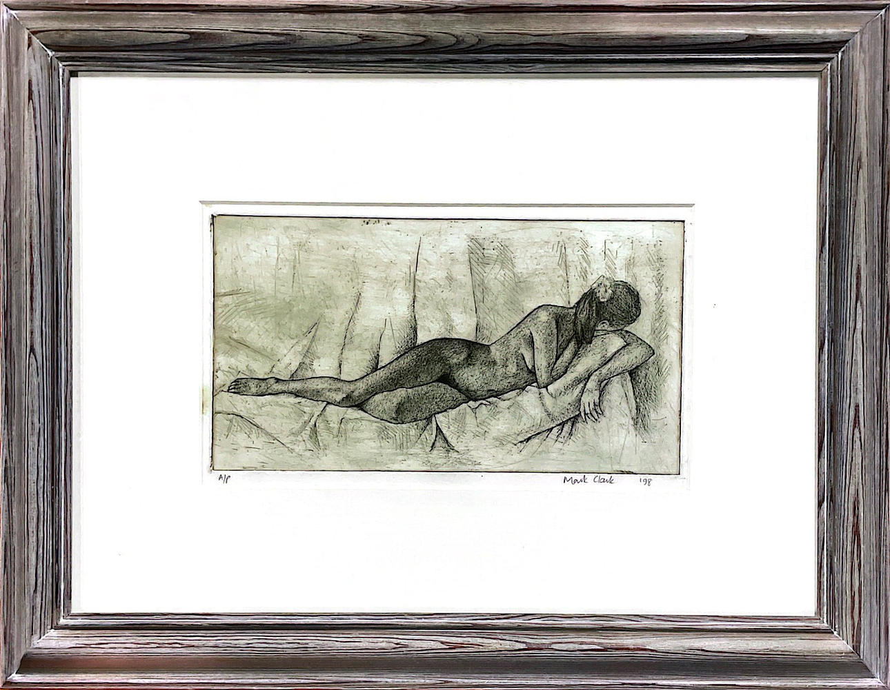MARK CLARK. SIGNED ENGRAVING.
