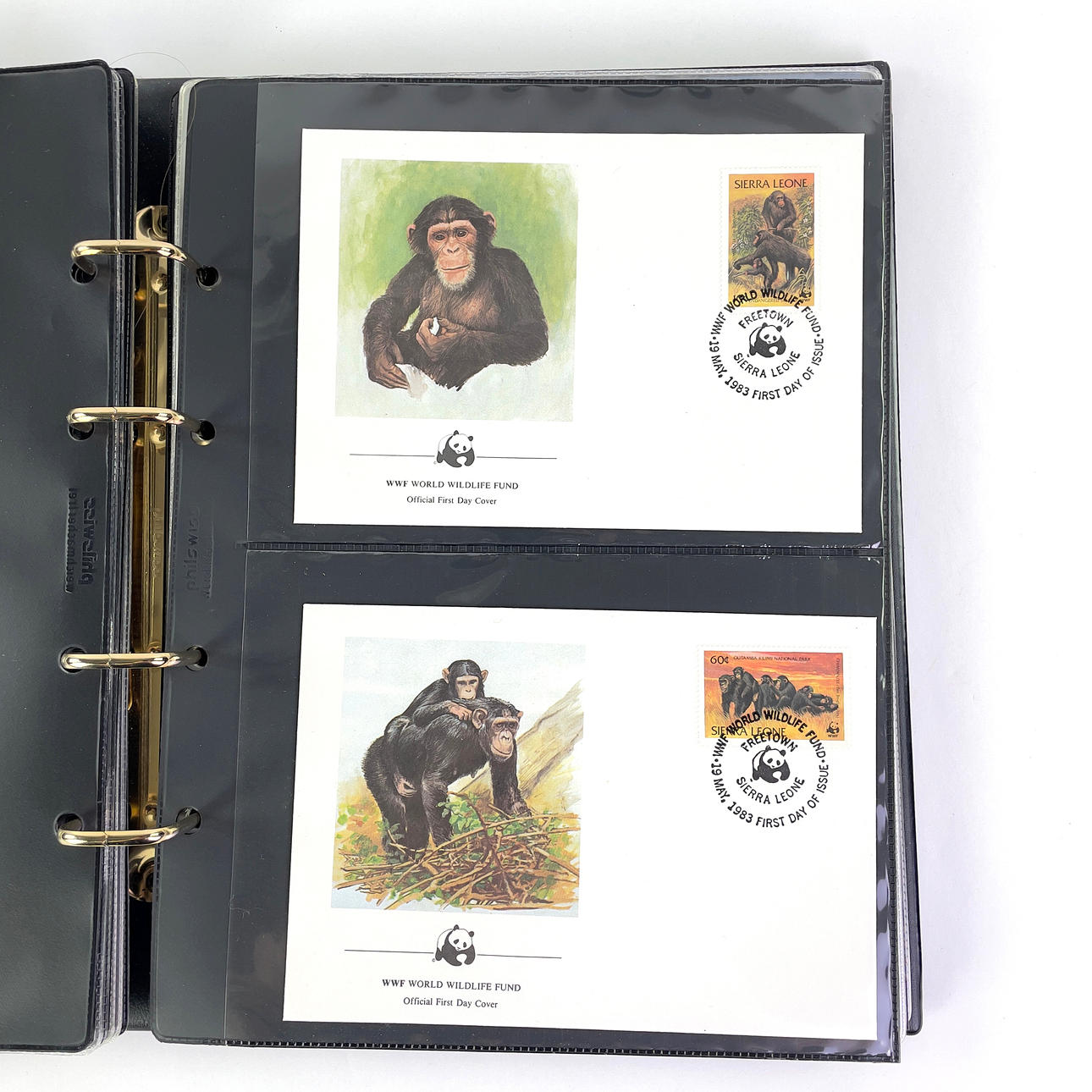 STAMPS, WWF World Wildlife Fund, in album. Coins, Medals & Stamps