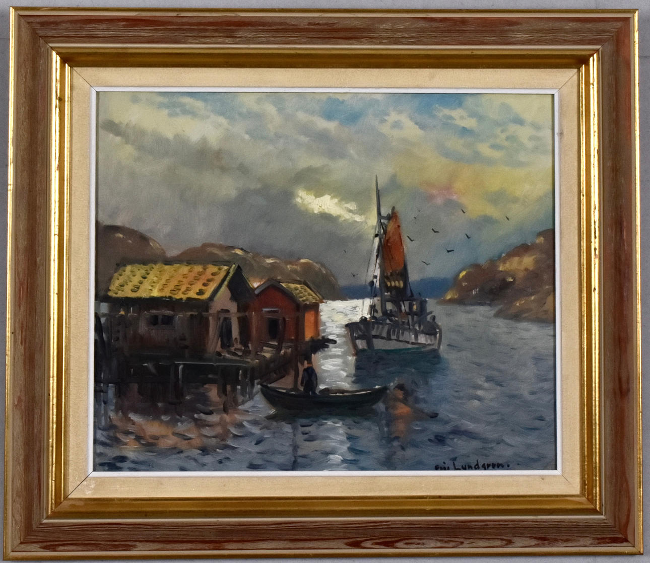 ERIC LUNDGREN. Oil on canvas.