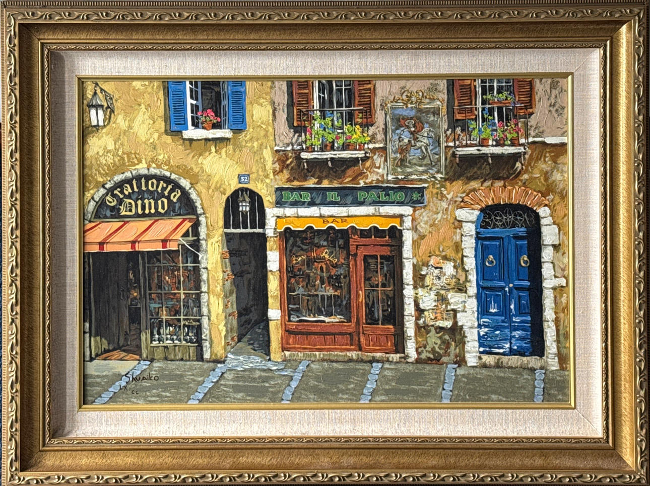 VIKTOR SHVAIKO. SERIGRAPH ON CANVAS.