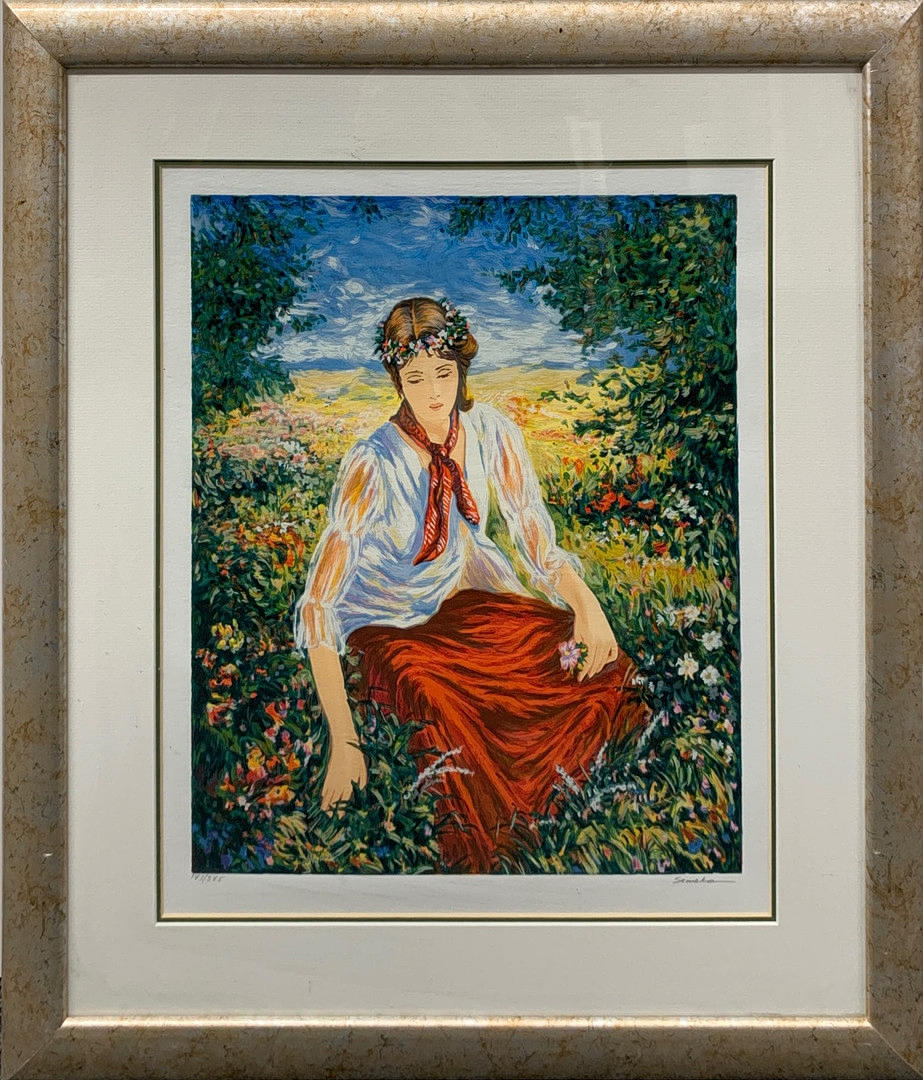 IGOR SEMEKO. "AFTER RAIN" SERIGRAPH.