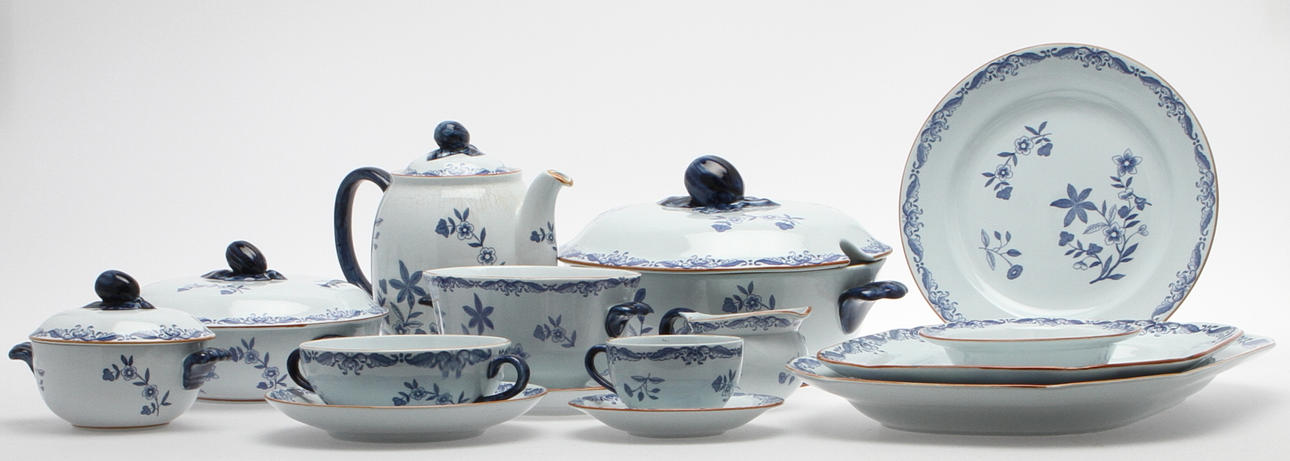 MAT - och KAFFESERVIS, 53 delar "Ostindia", Rörstrand.