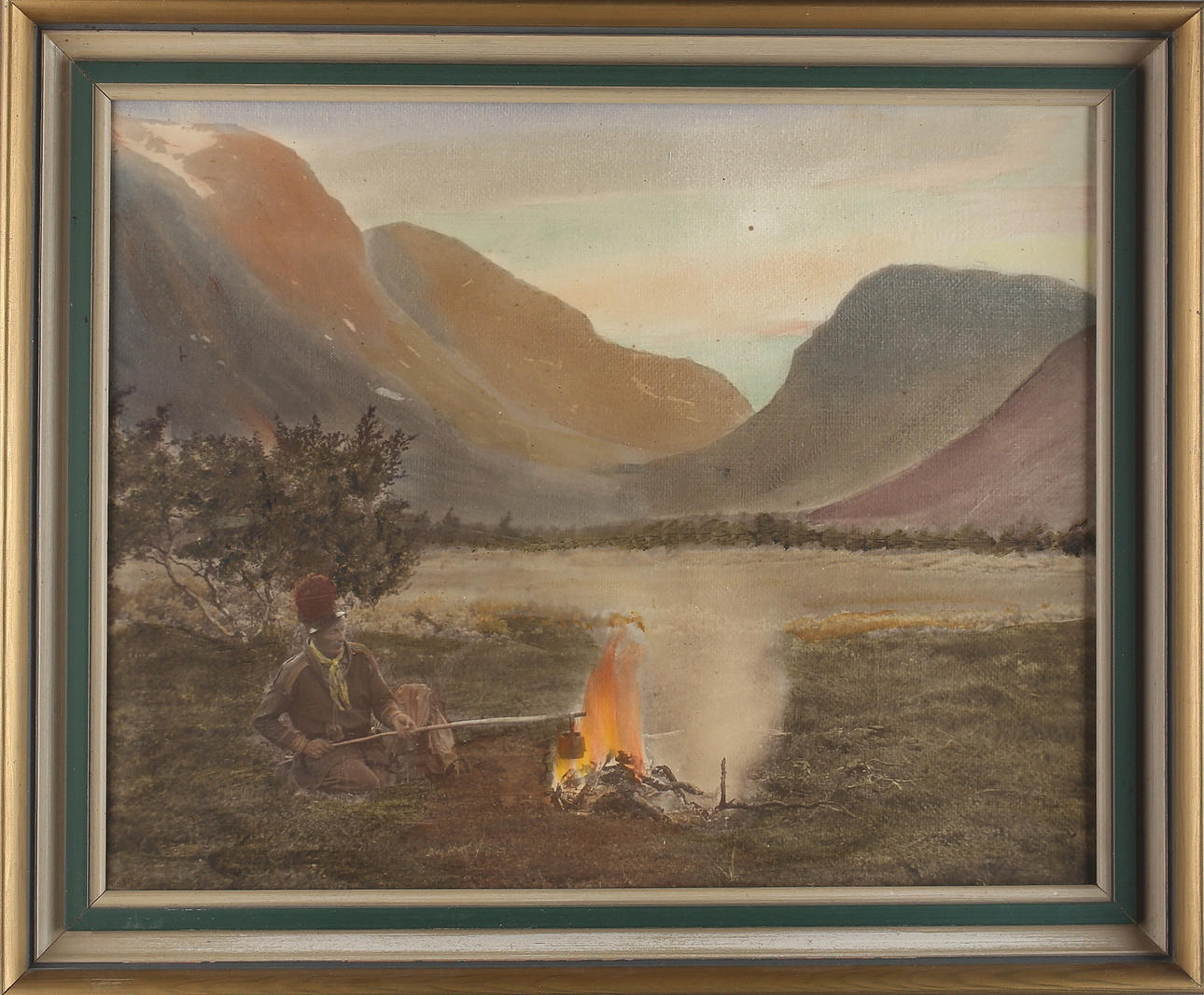 SVEN HÖRNELL. Lapplandsmotiv i färg, fjällfoto, Sven Hörnell, 1940/50-tal.