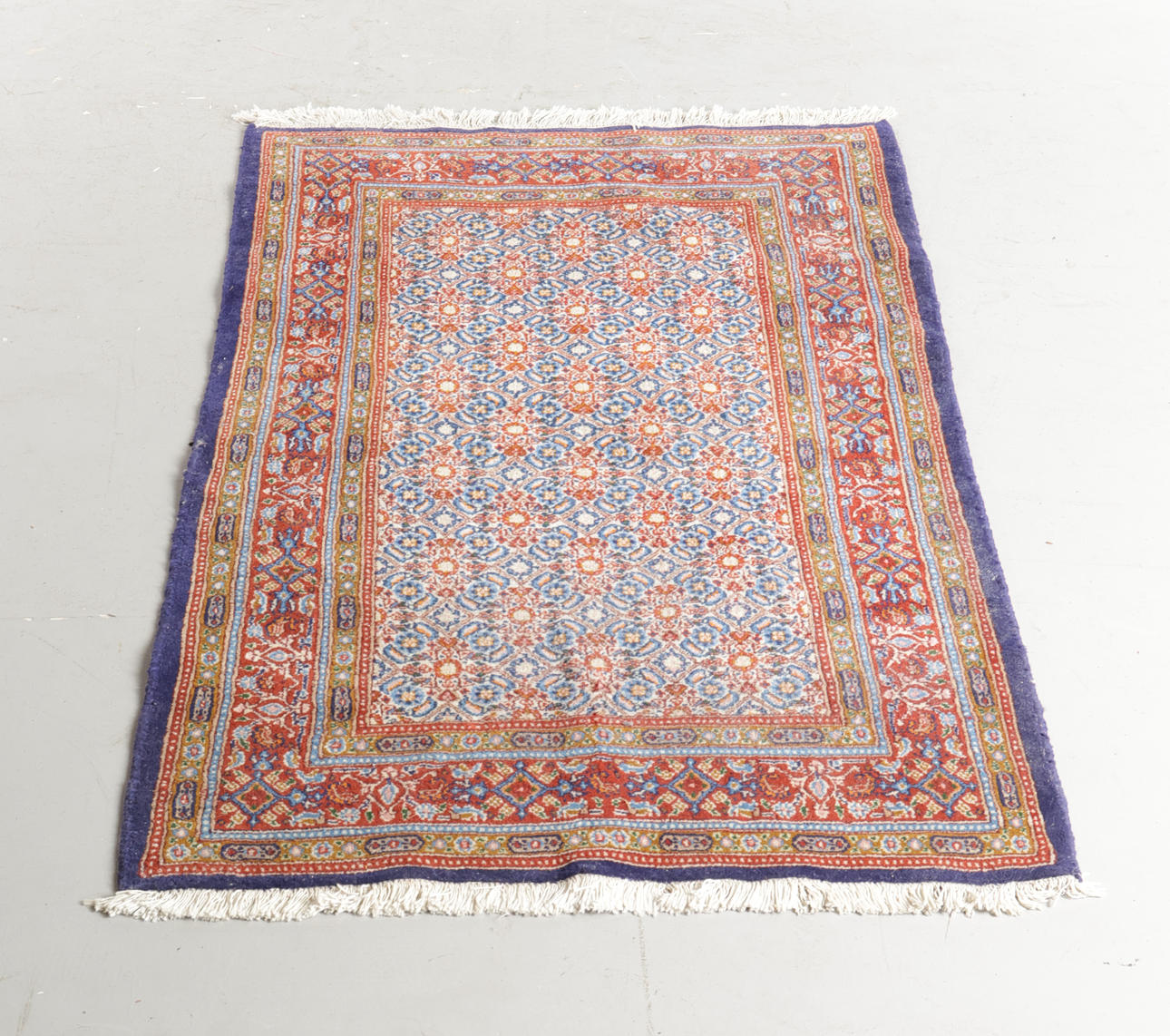 ORIENTALSK TÆPPE. Persisk Moud, uld på bomuld.