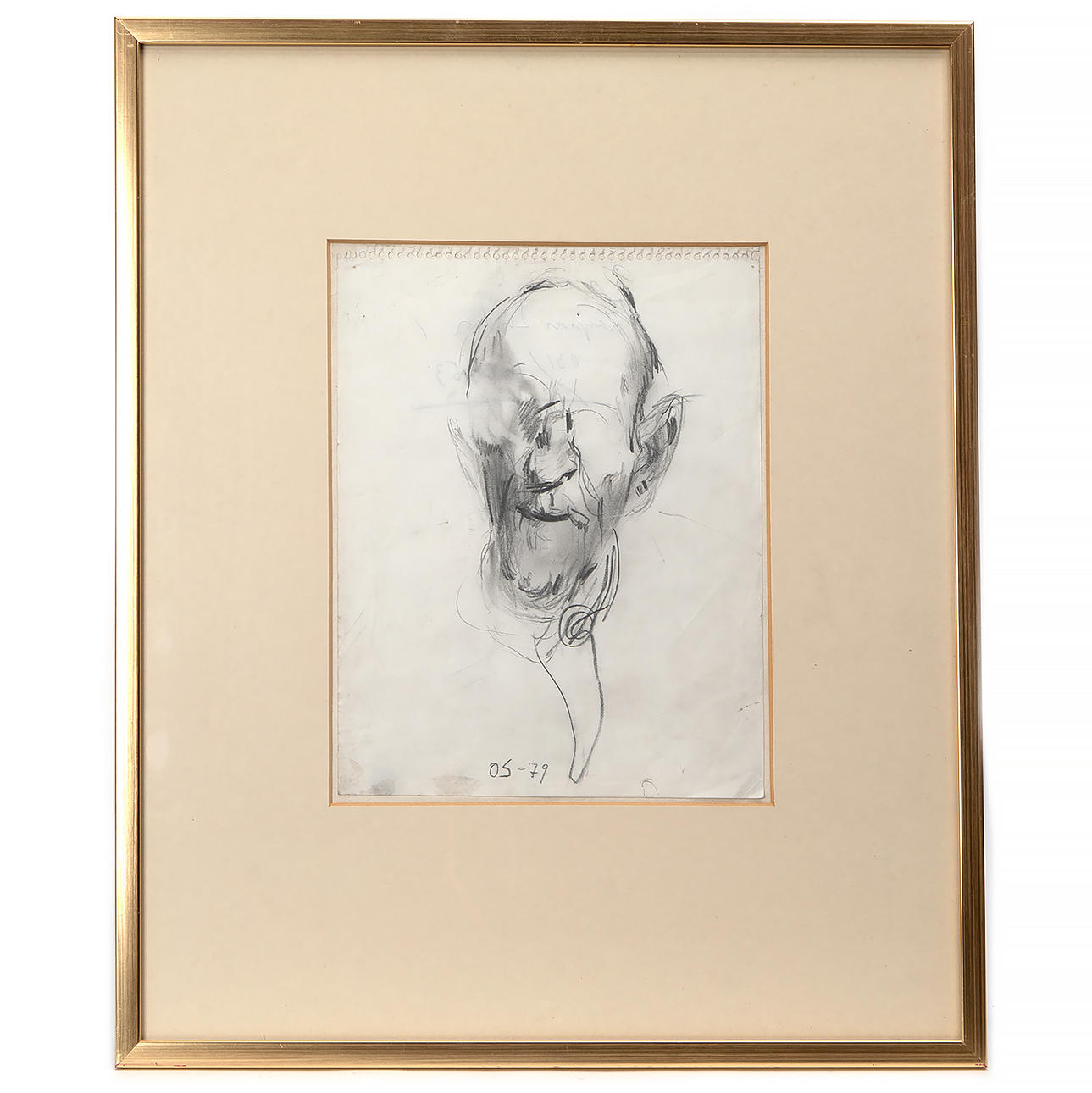 OLLE SKAGERFORS. Self-portrait.