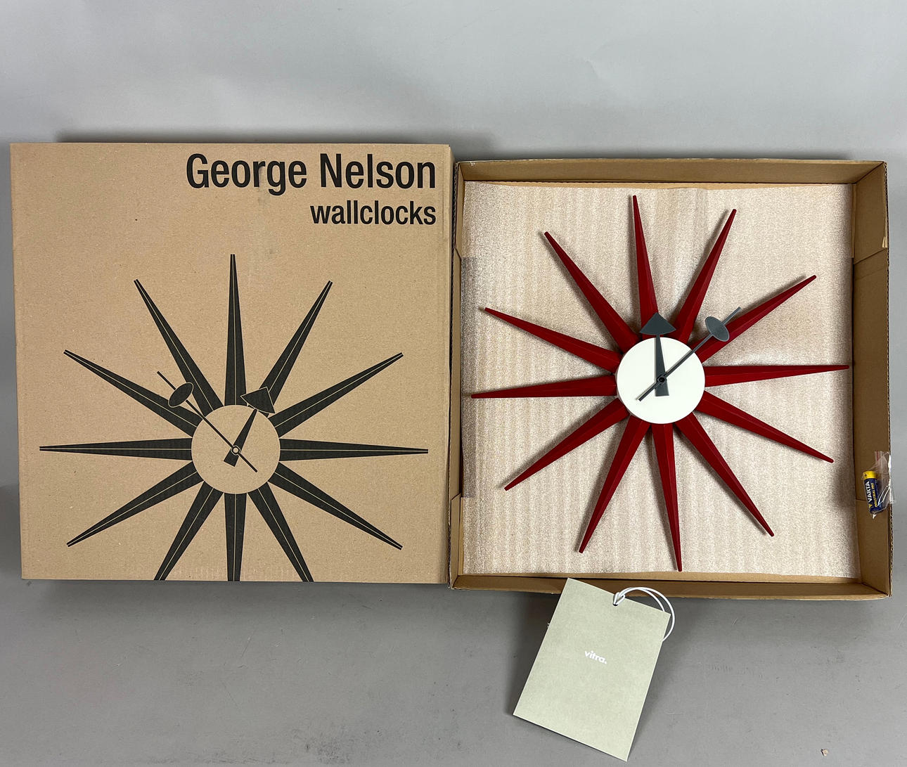 GEORGE NELSON. SUNBURST CLOCK.