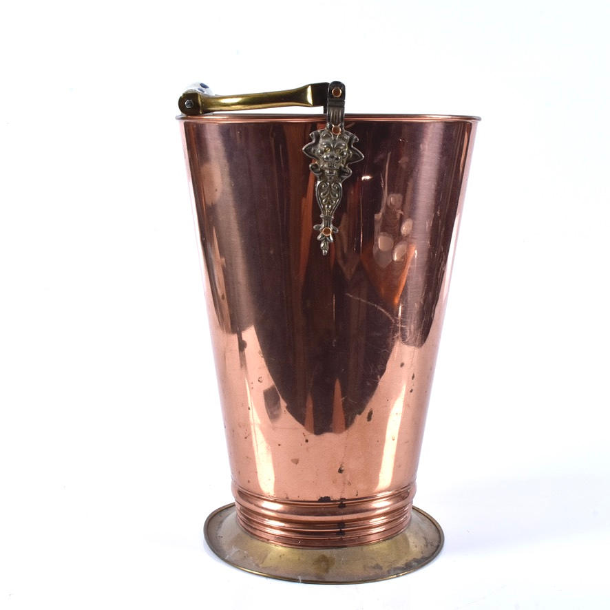 PARAPLYSTÄLL, koppar/mässing, 1900-tal.