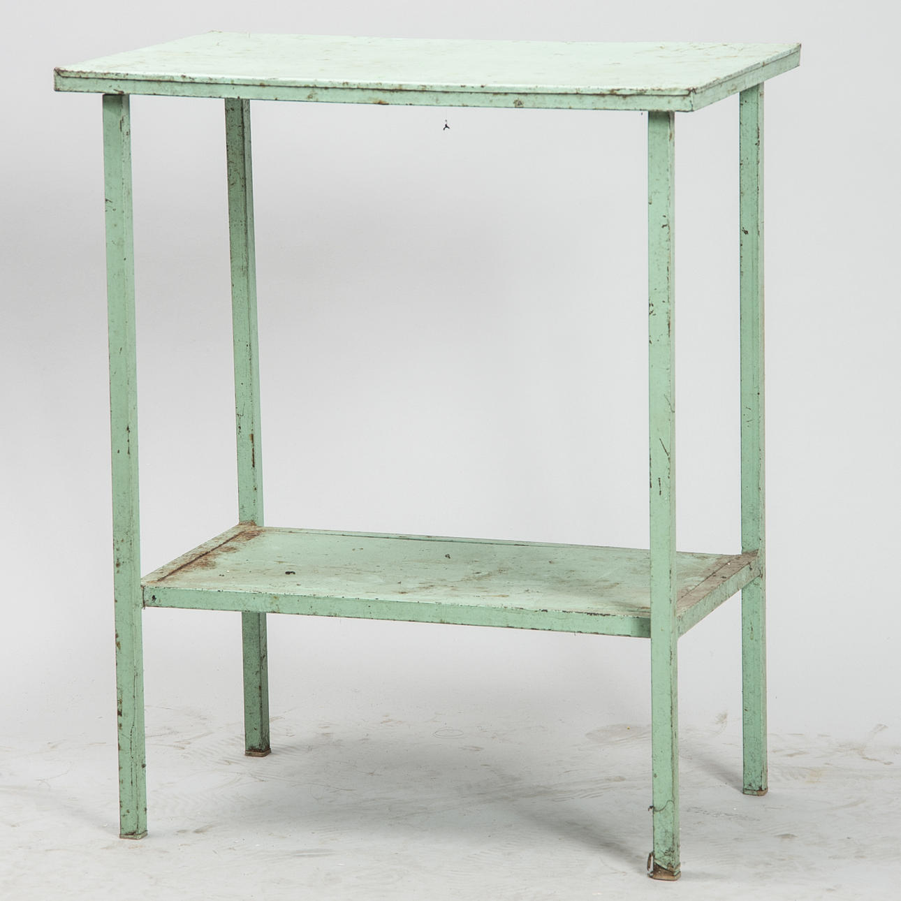 PLANTERINGSBORD, grönmålad plåt.