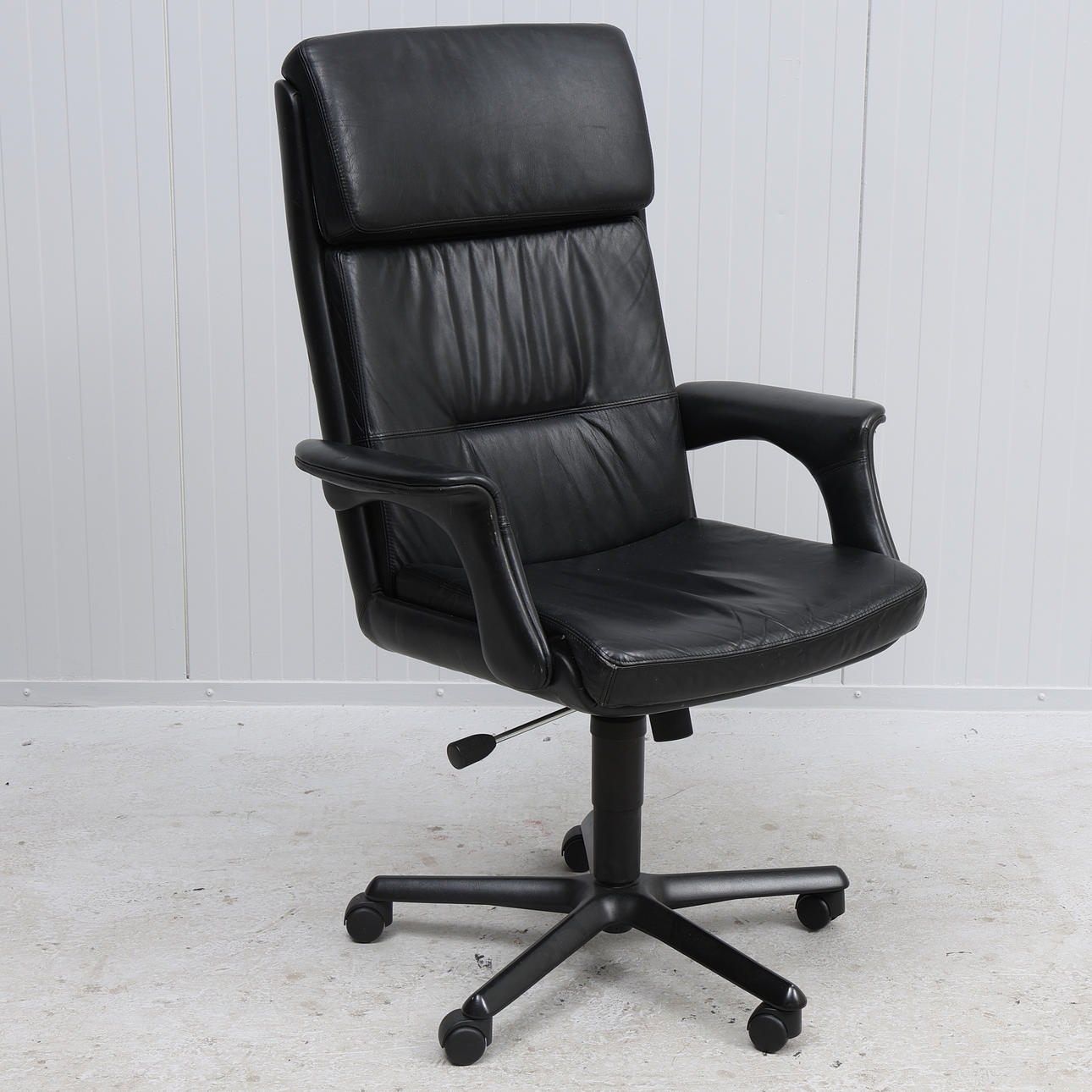 KONTORSTOL, konstläder, Italien, 1990-tal.