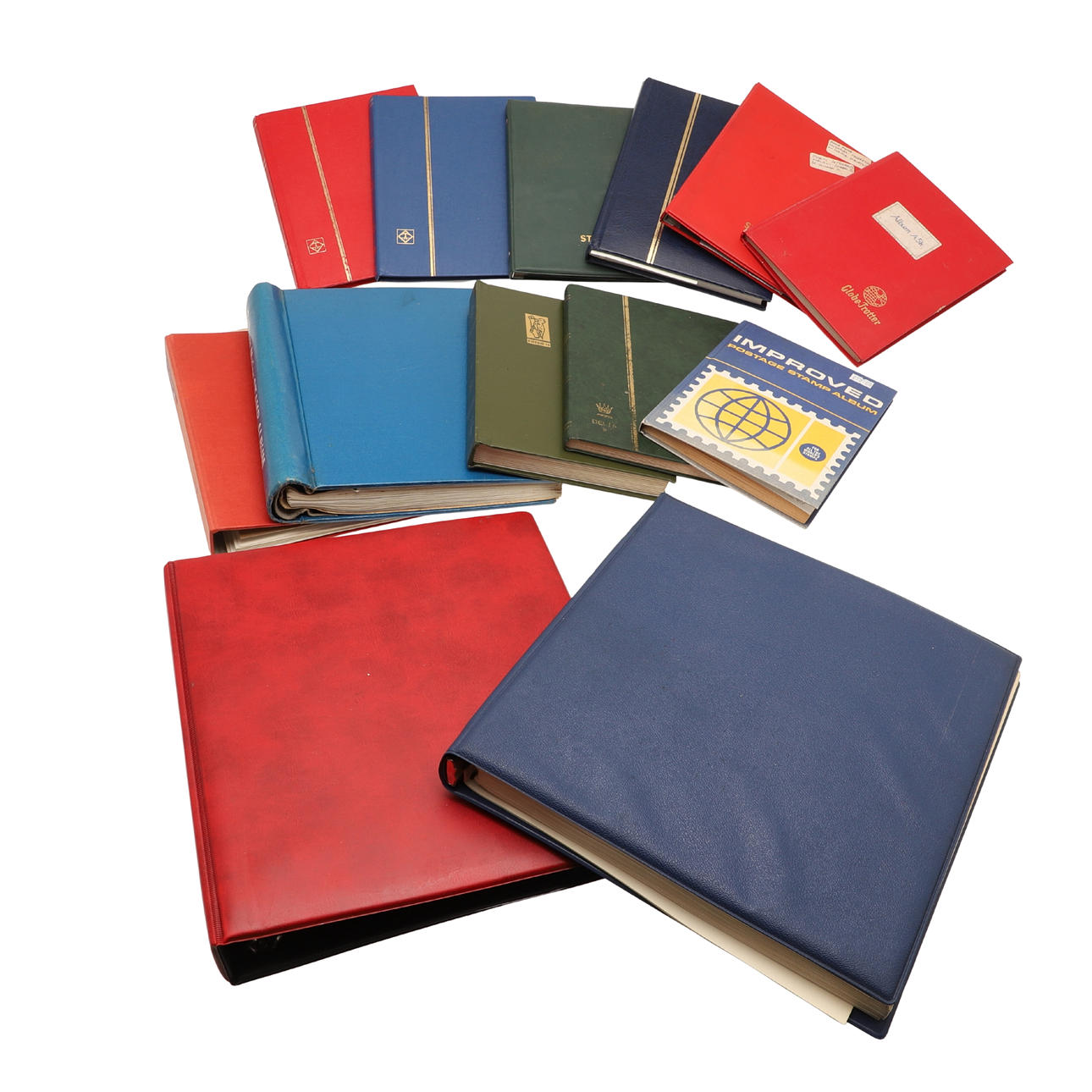 STAMP ALBUMS & STOCK BOOKS.