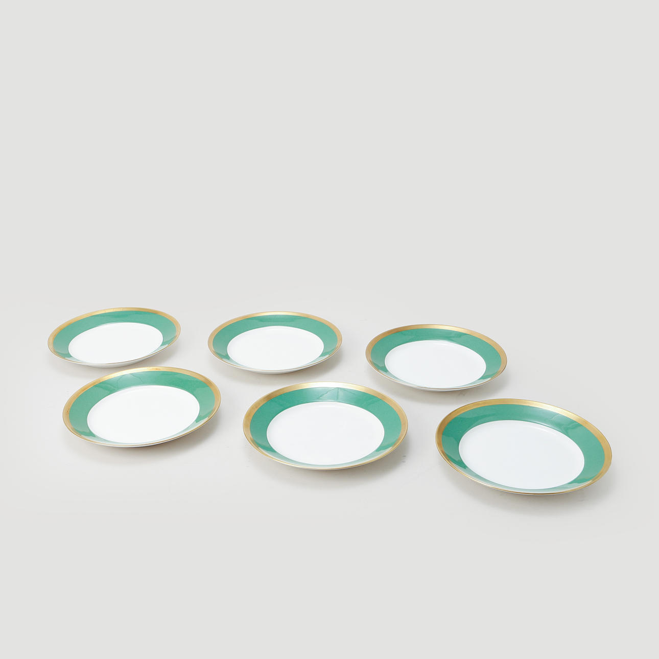 KARIN BJÖRQUIST. Förrättstallrikar, "Nobel", 6 st, Rörstrand.