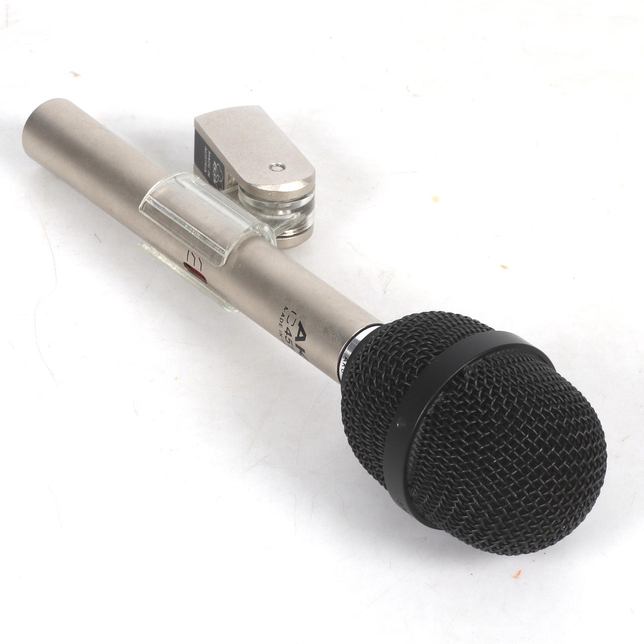A 20th-century Austrian ATG C 451 EB microphone.