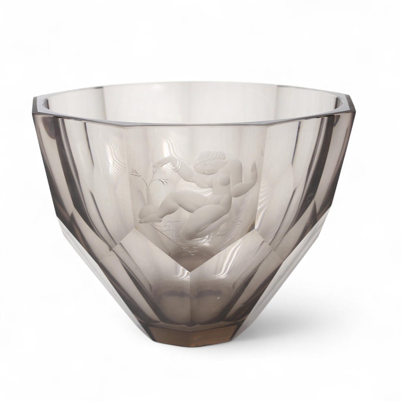NILS LANDBERG. vase, art deco. 1930s.