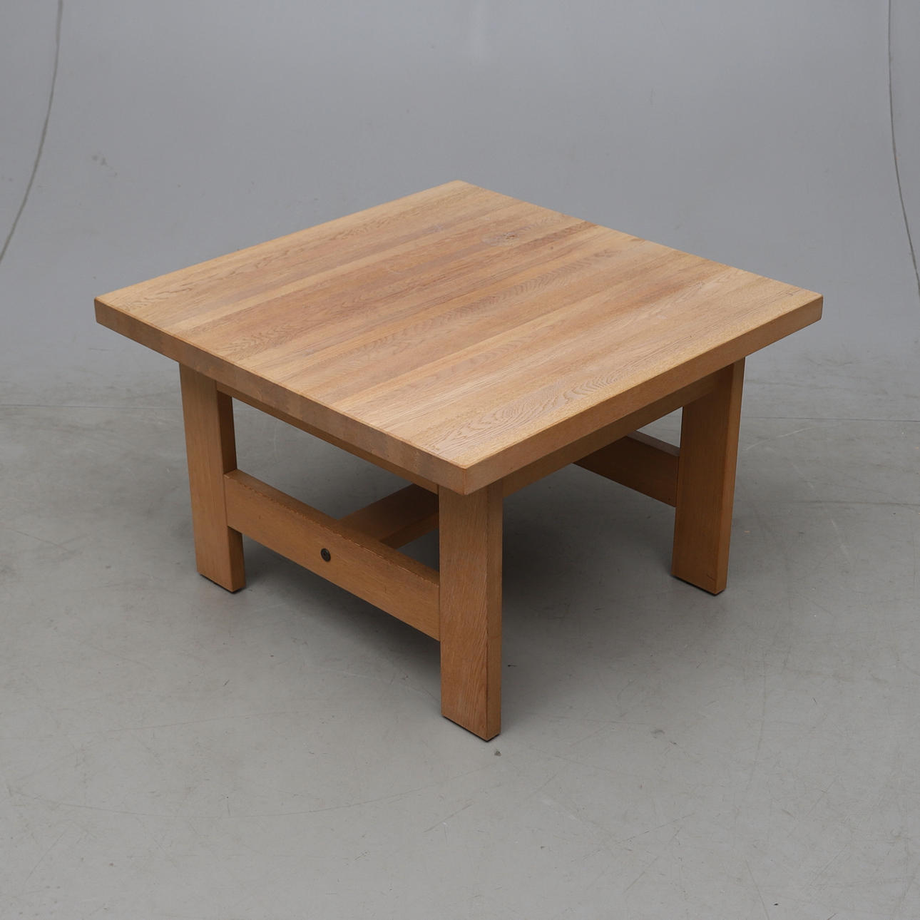 An oak coffee table, Laboremus Viborg, Denmark.