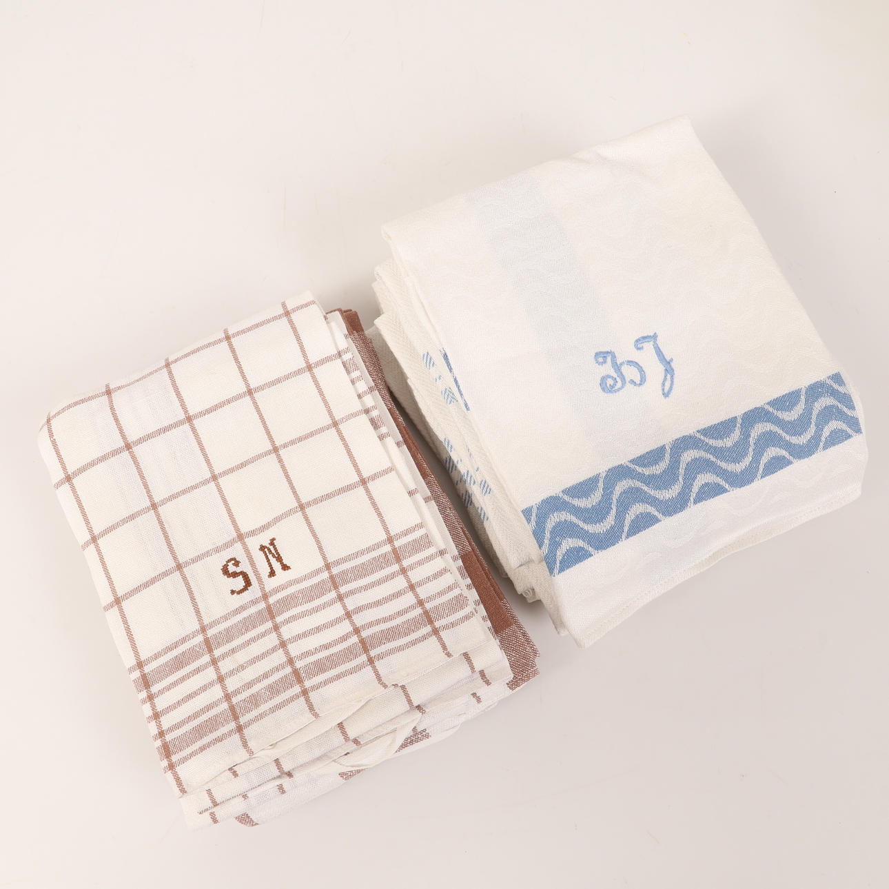 TOWELS, 15 pieces, linen.