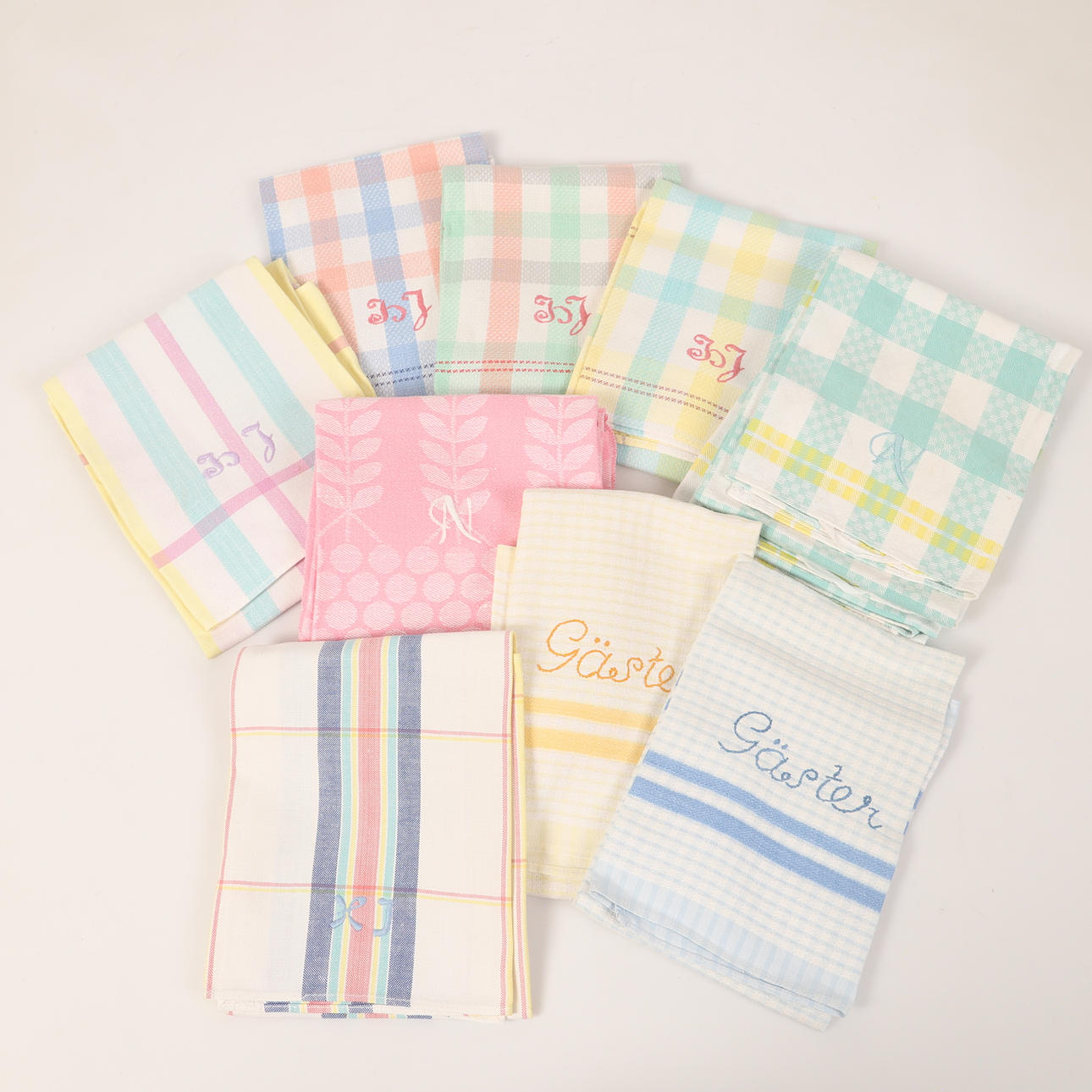 TOWELS, 14 pieces, linen.