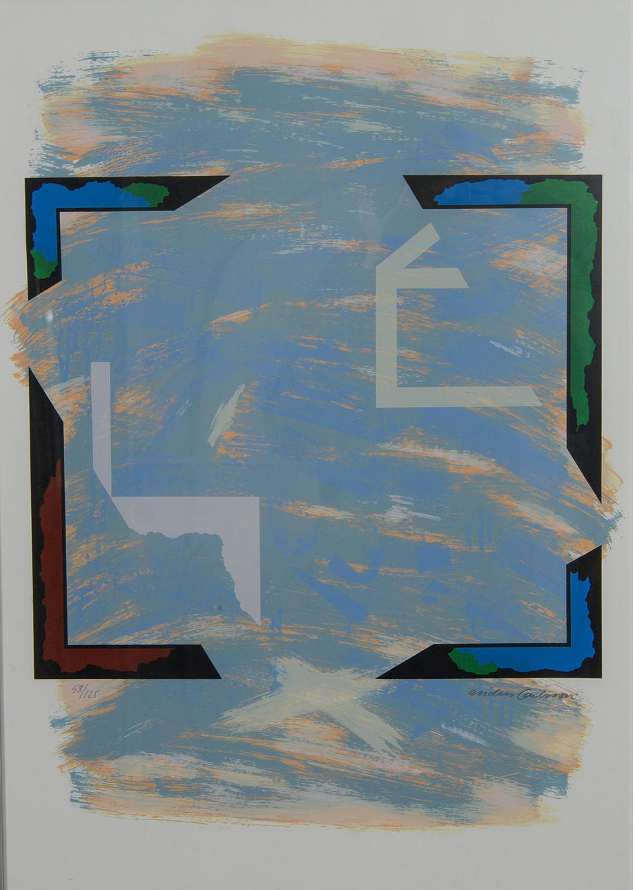 ANDERS CARLSSON. Lithograph in colours, signed, numbered 58/125.