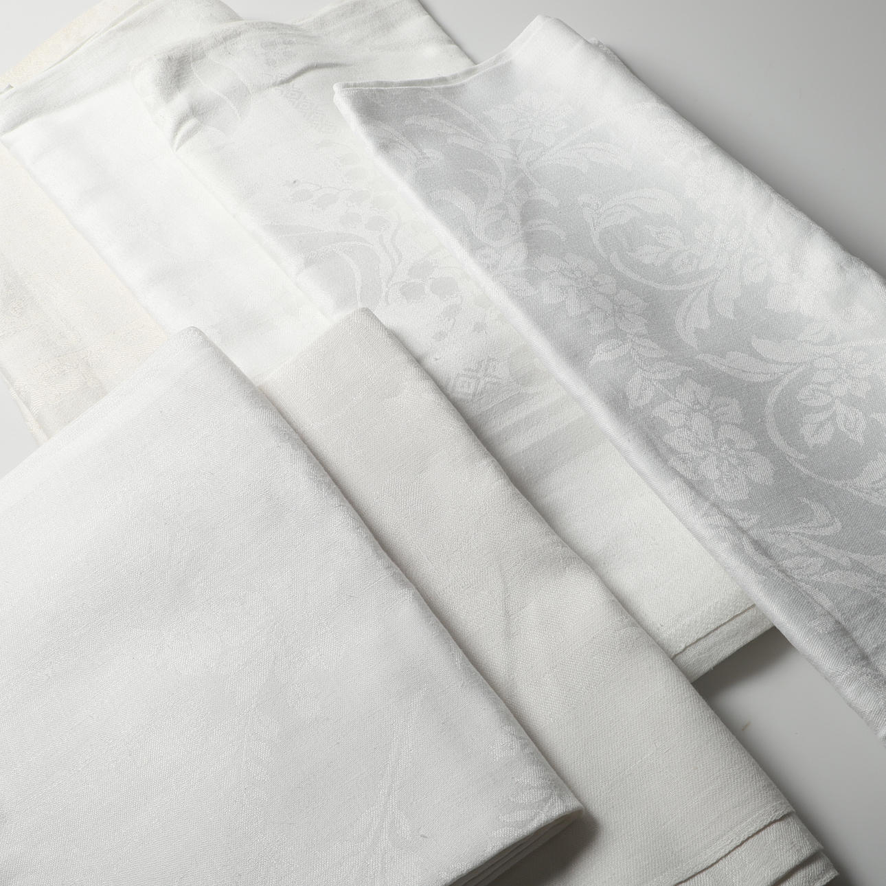 DUGE, 6 stk., linneddamask.