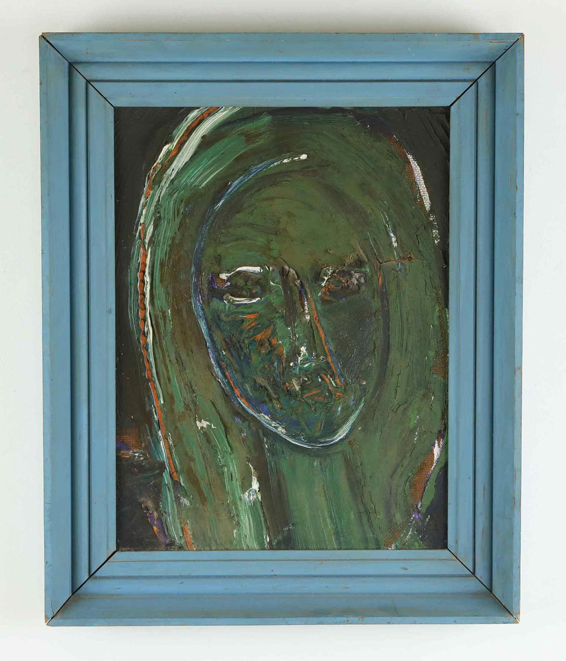 BENGT ÅBERG (1941-2015). oil on panel, figure composition.