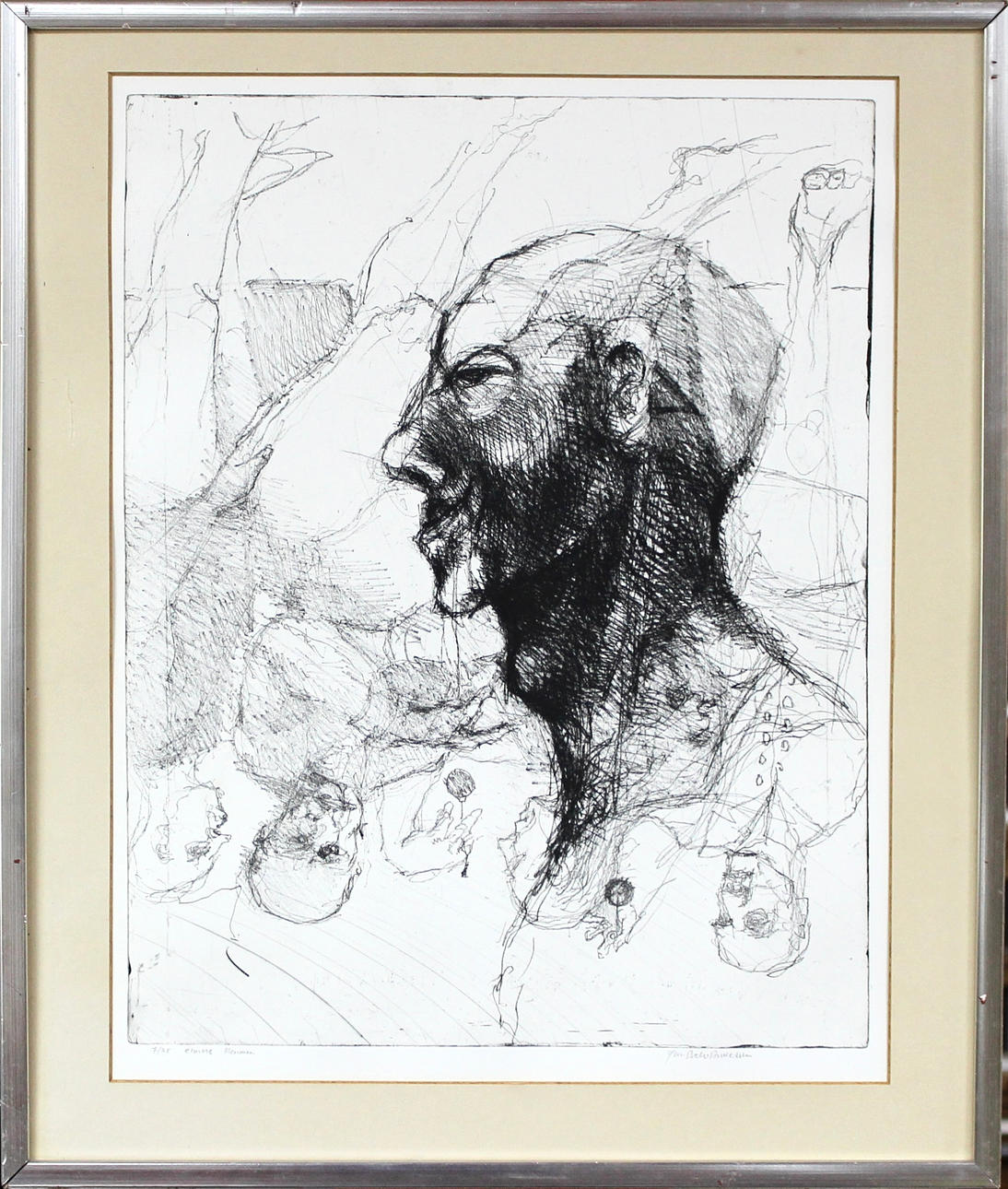 JAN BERTIL ANDERSSON. Etching.