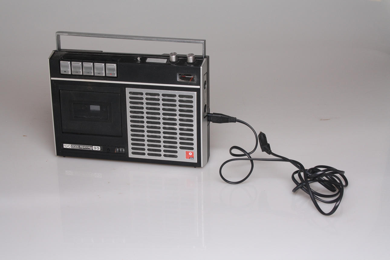 CASSETTE TAPE PLAYER, BASF, CC Recorder 9202, 1970s.