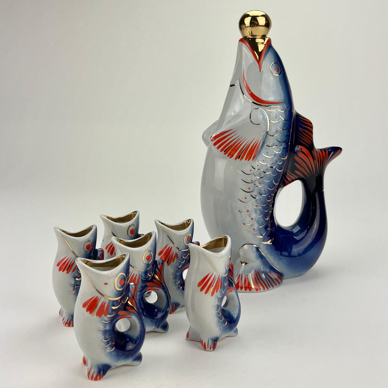 SNAPSSERVIS, 7 dele, keramik, ZHK Polonne, Sovjet.