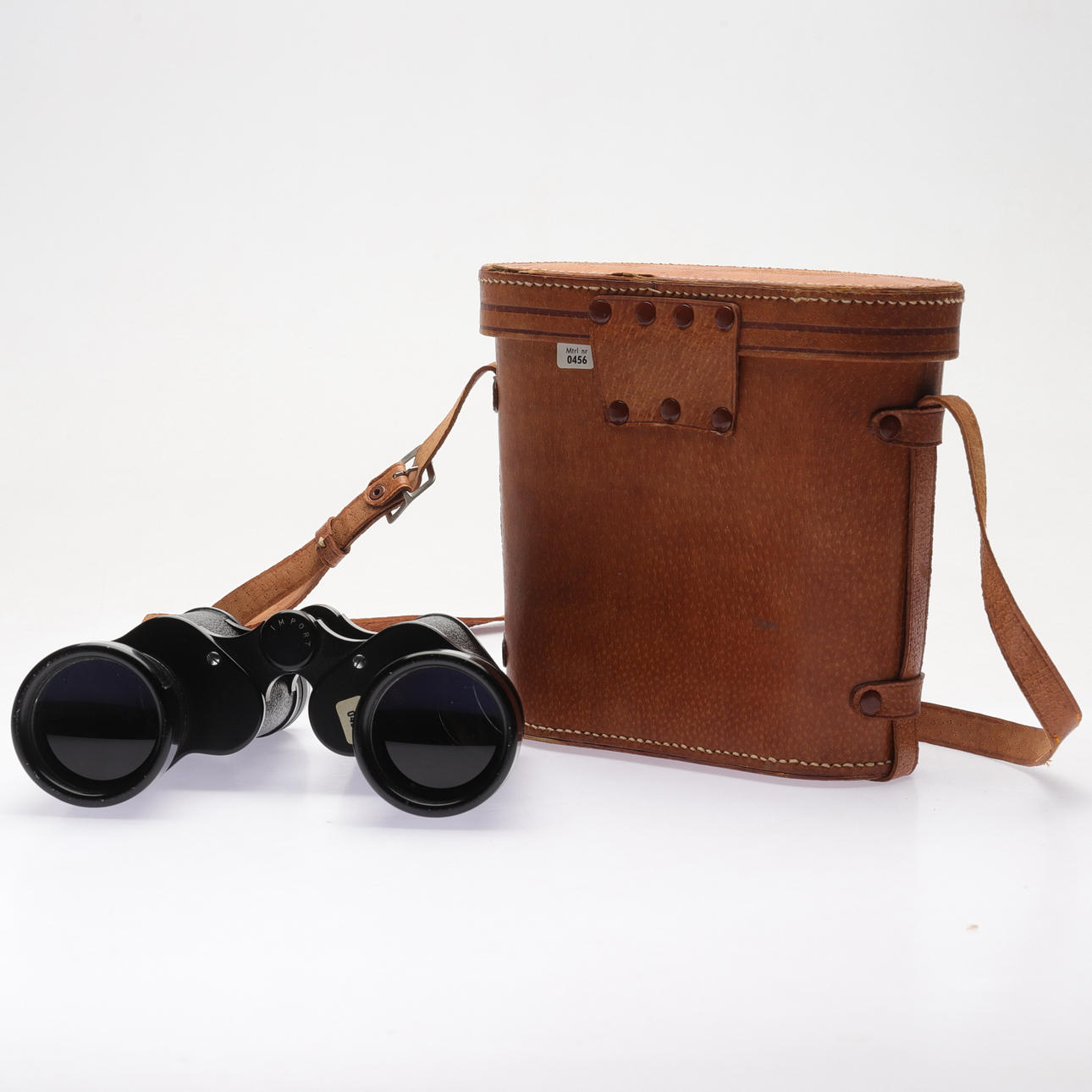 Binoculars, with case, 7x50, for the Civil Defence.