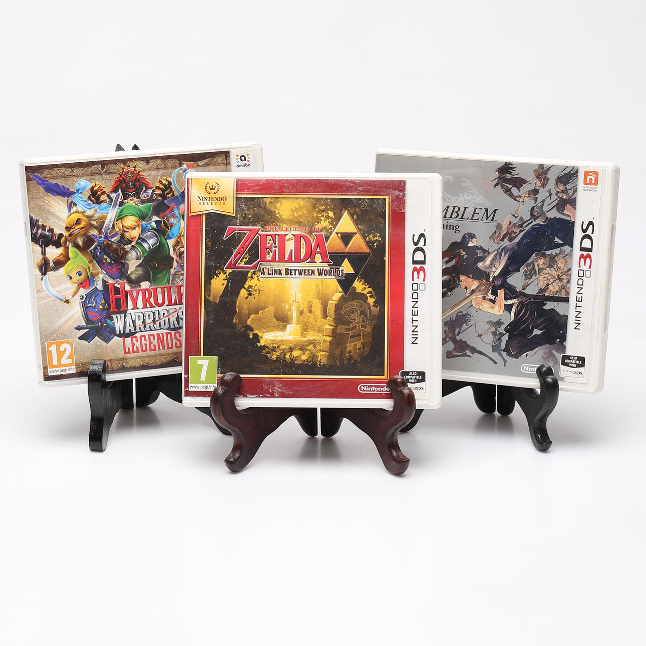 SPIL, 3stk, Nintendo 3DS.