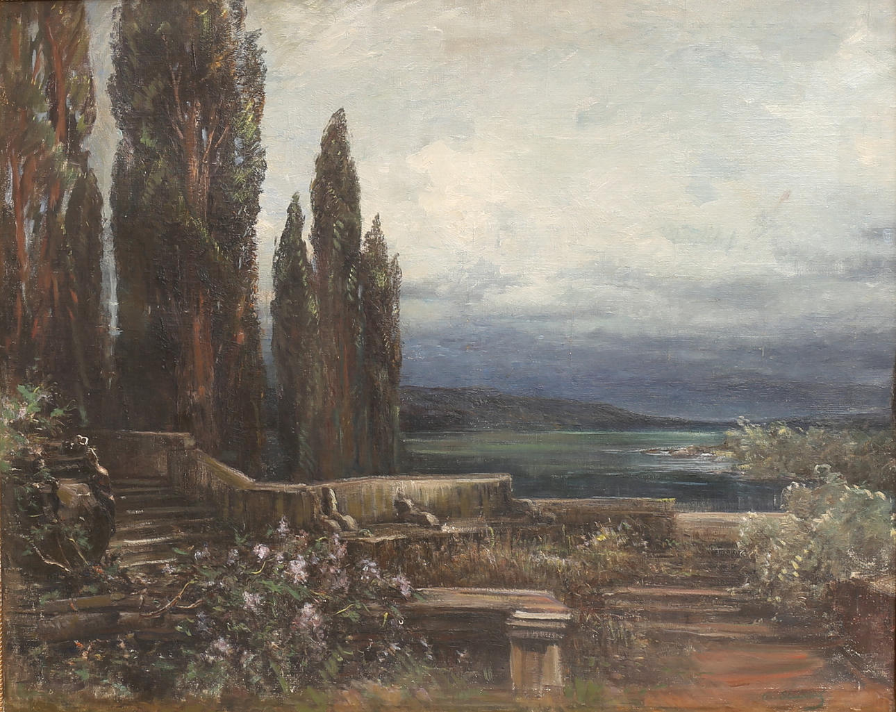 GORDON STEWART. Oil on canvas, signed.