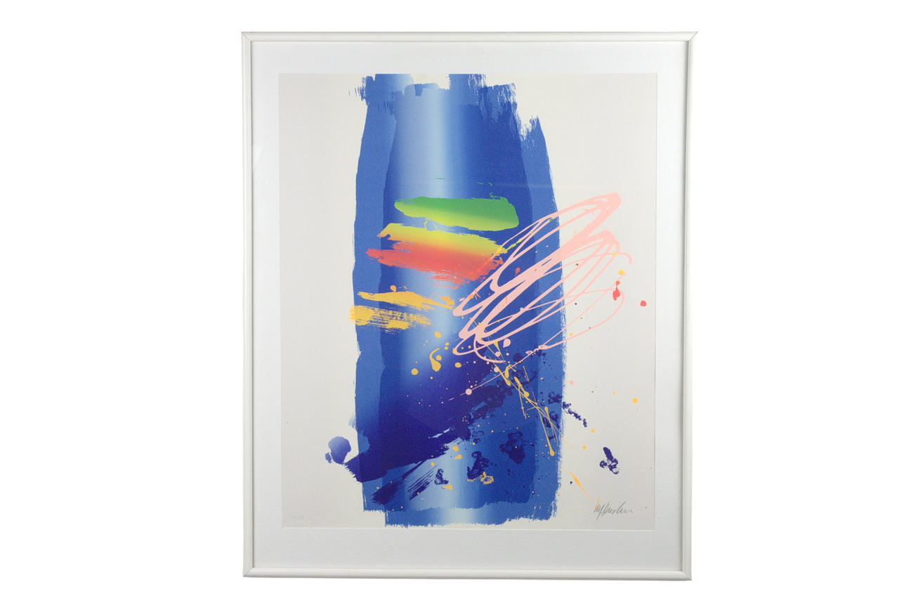 ULF ONSBERG. Lithograph, 19/150, composition, signed.