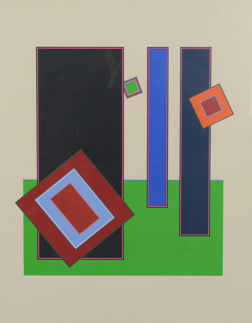 PETER FREUDENTHAL. Colour series, signed, numbered 77/100, 1980.