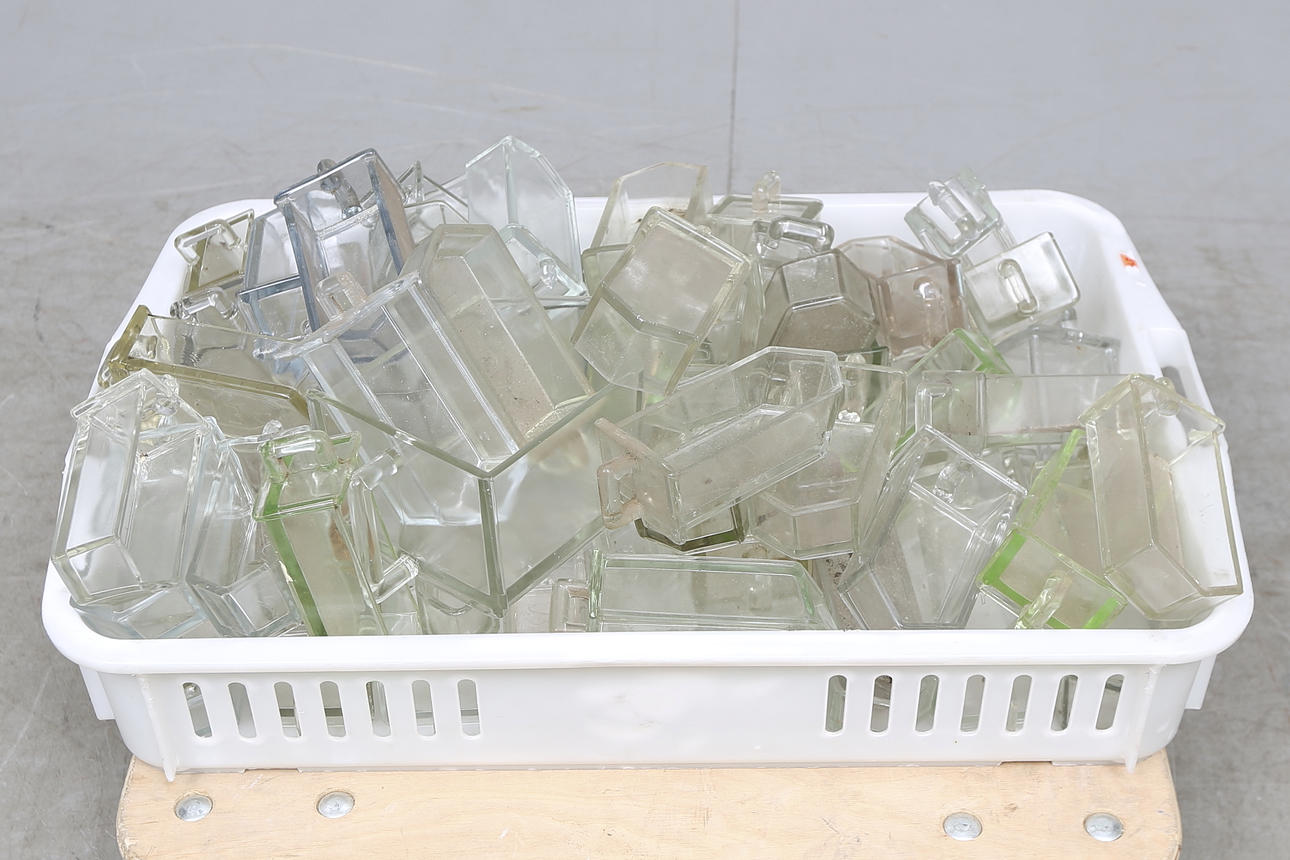 KRYDD- OCH SPECERIUPPSATSDELAR, Orrefors, Reda, Boet och Ideal, 1900-talets mitt.