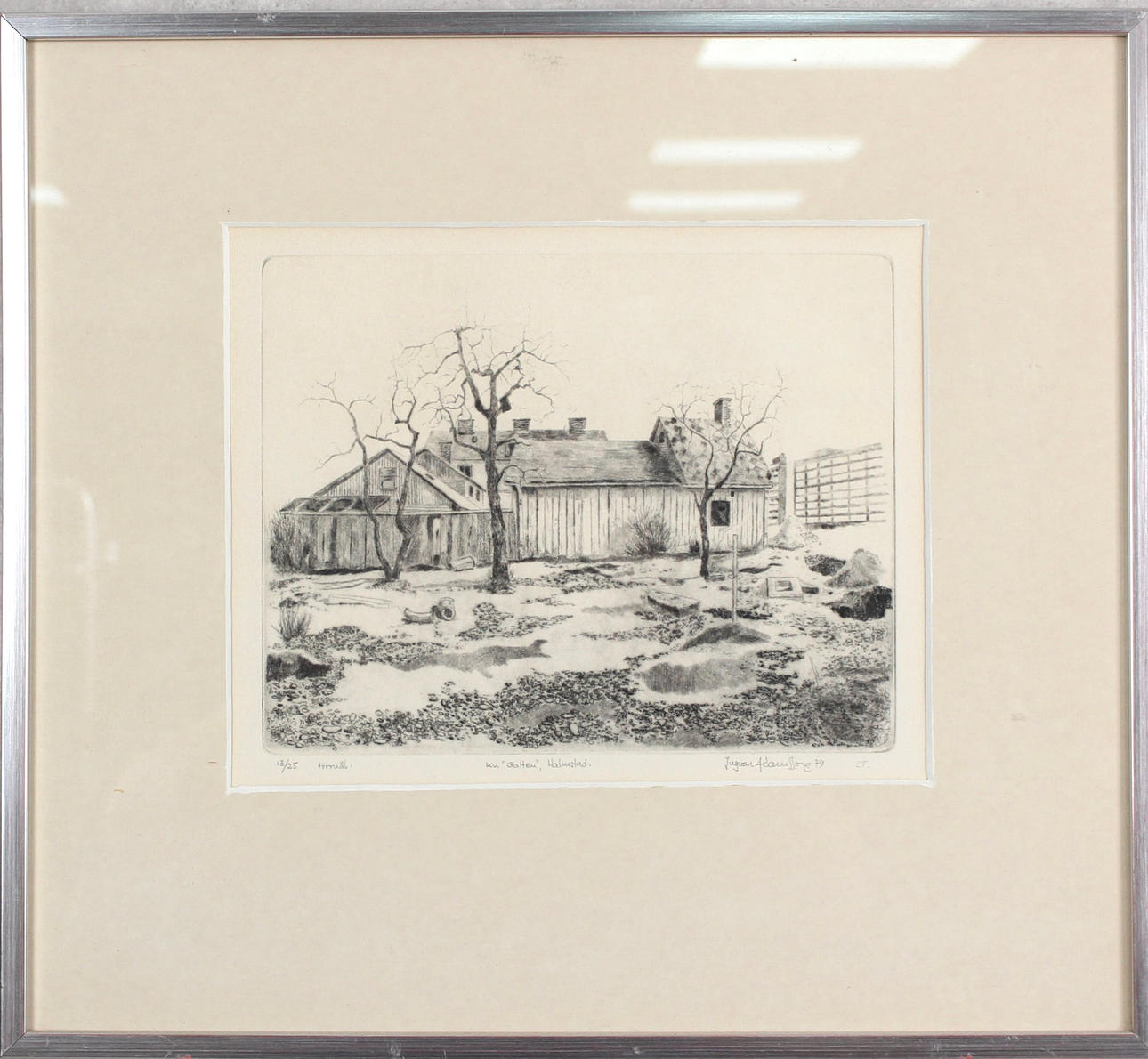 INGVAR ADAMSSON. Etching.