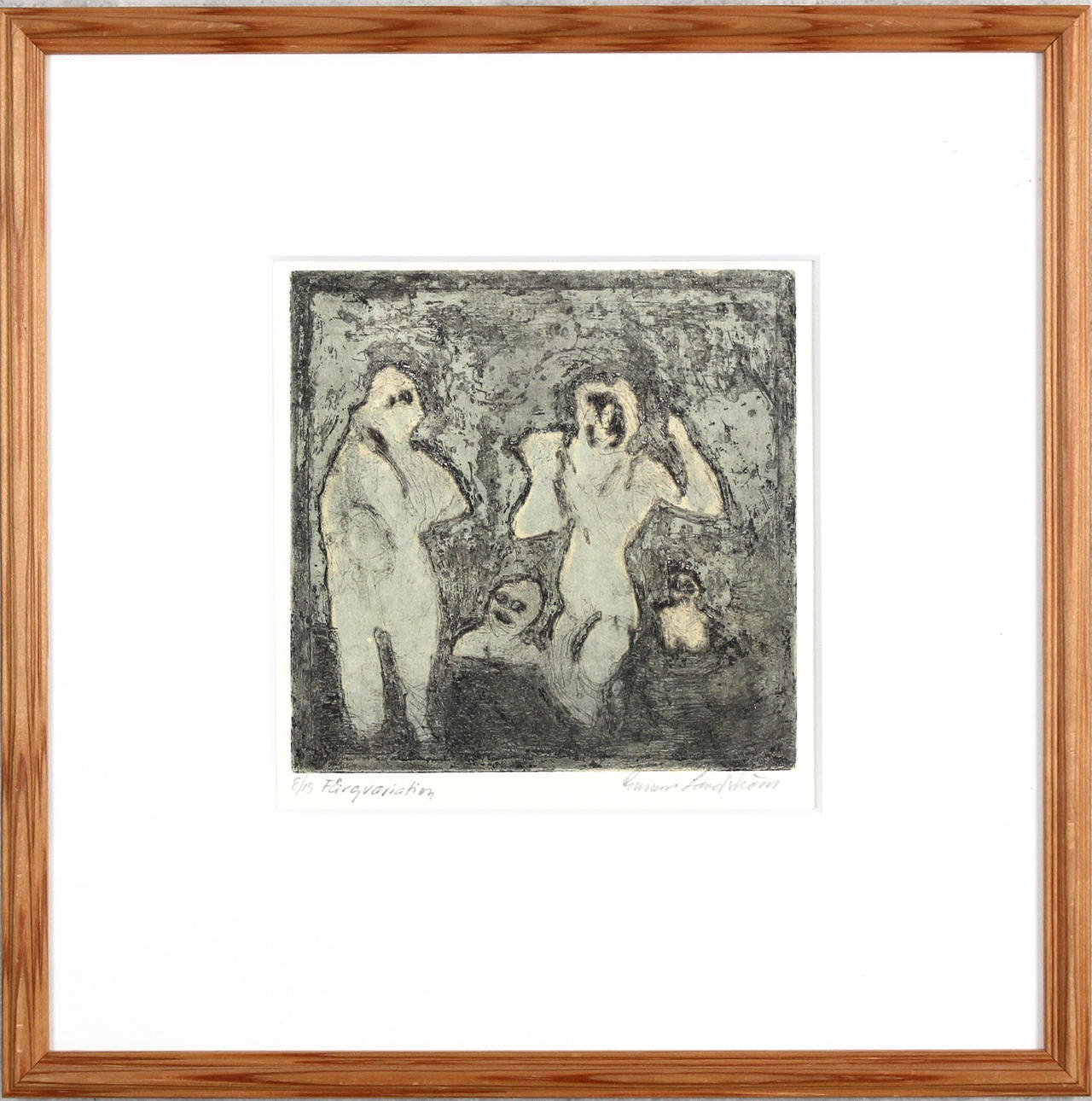 GUNNAR LANDSTRÖM. Etching.