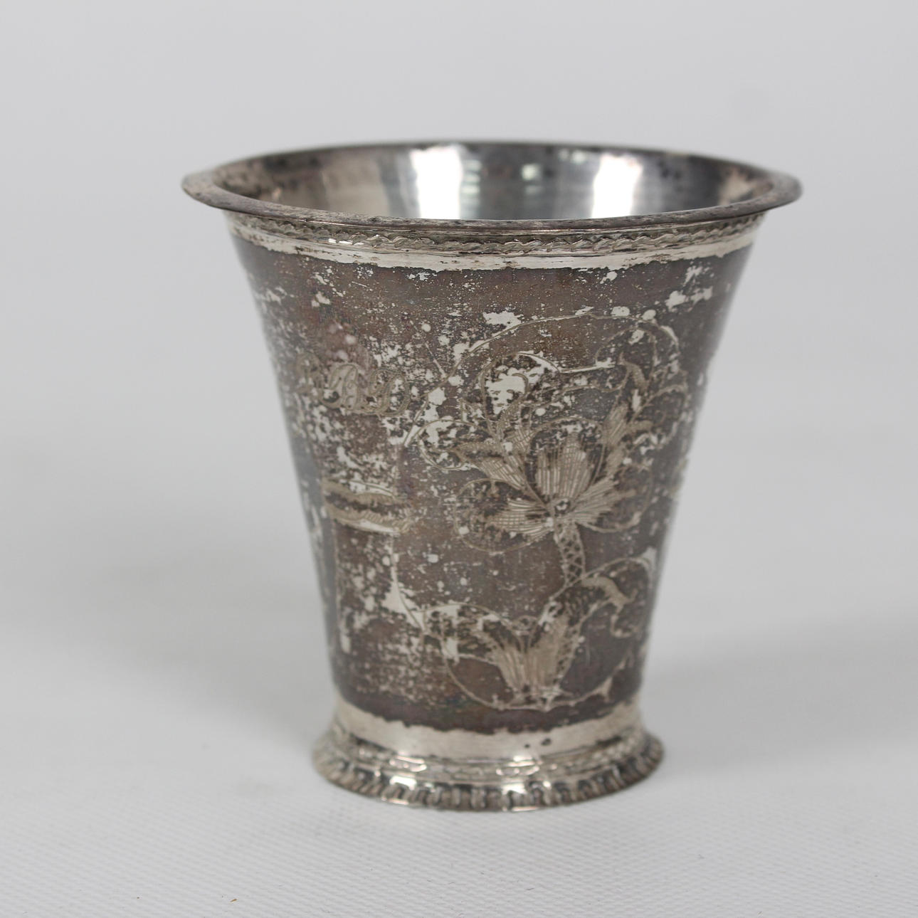 A SILVER BEAKER, Berndt Halck Halmstad 1761,.