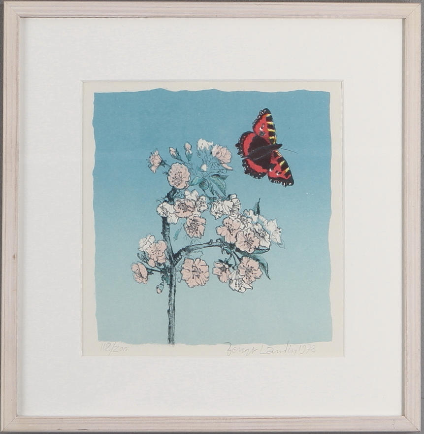 BENGT LANDIN. litografi, signerad samt numrerad 118/200.