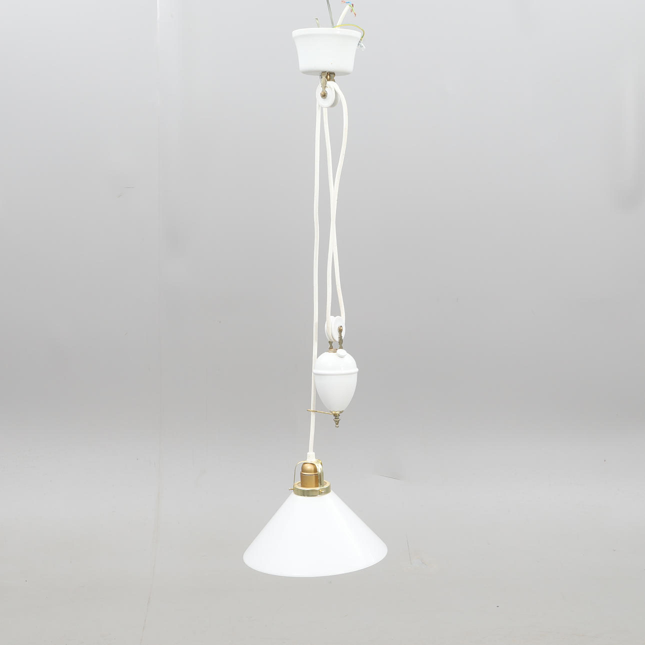 An early 20th century elevator lamp, Texa design.