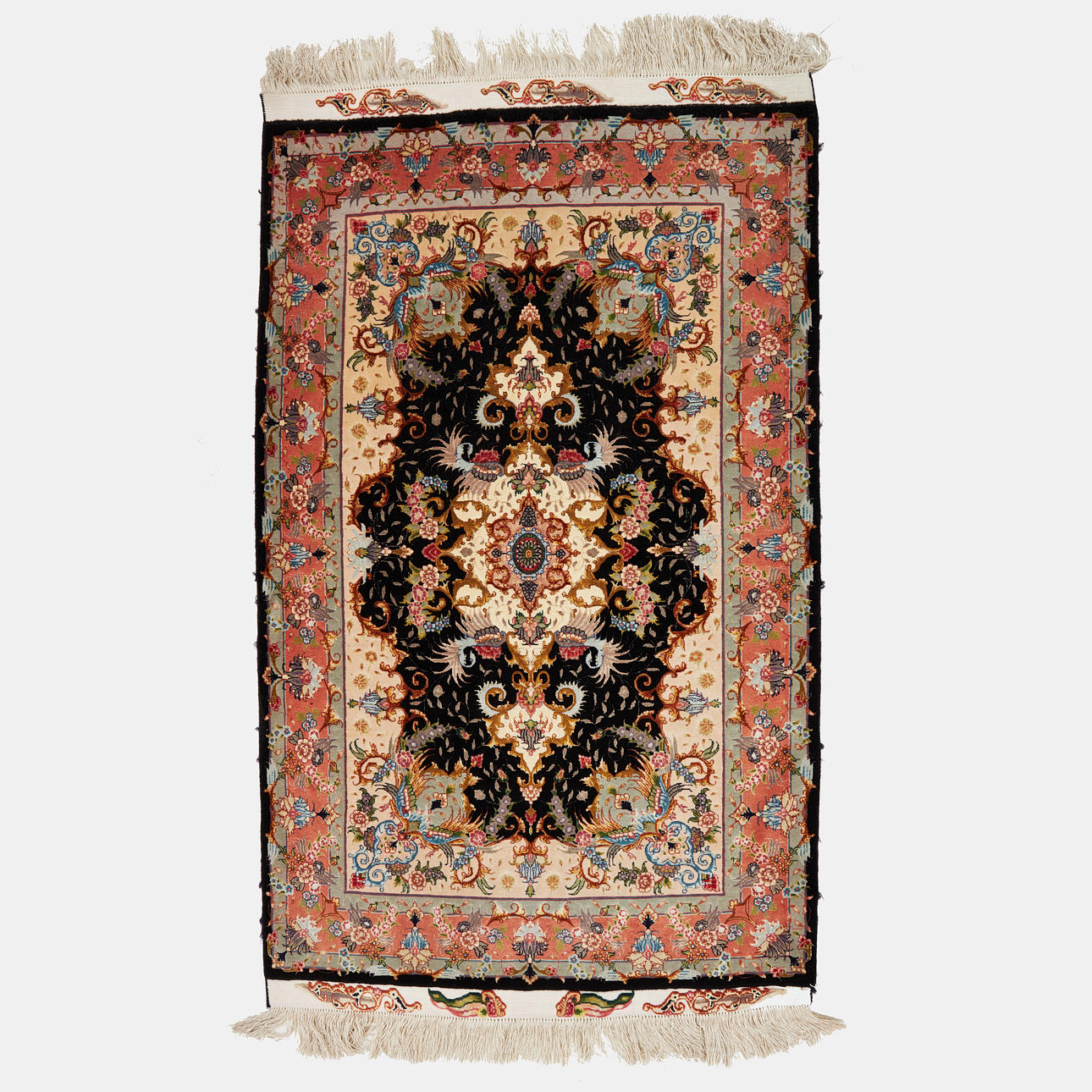 ORIENT TÆPPE. Isfahan, persisk, silke.